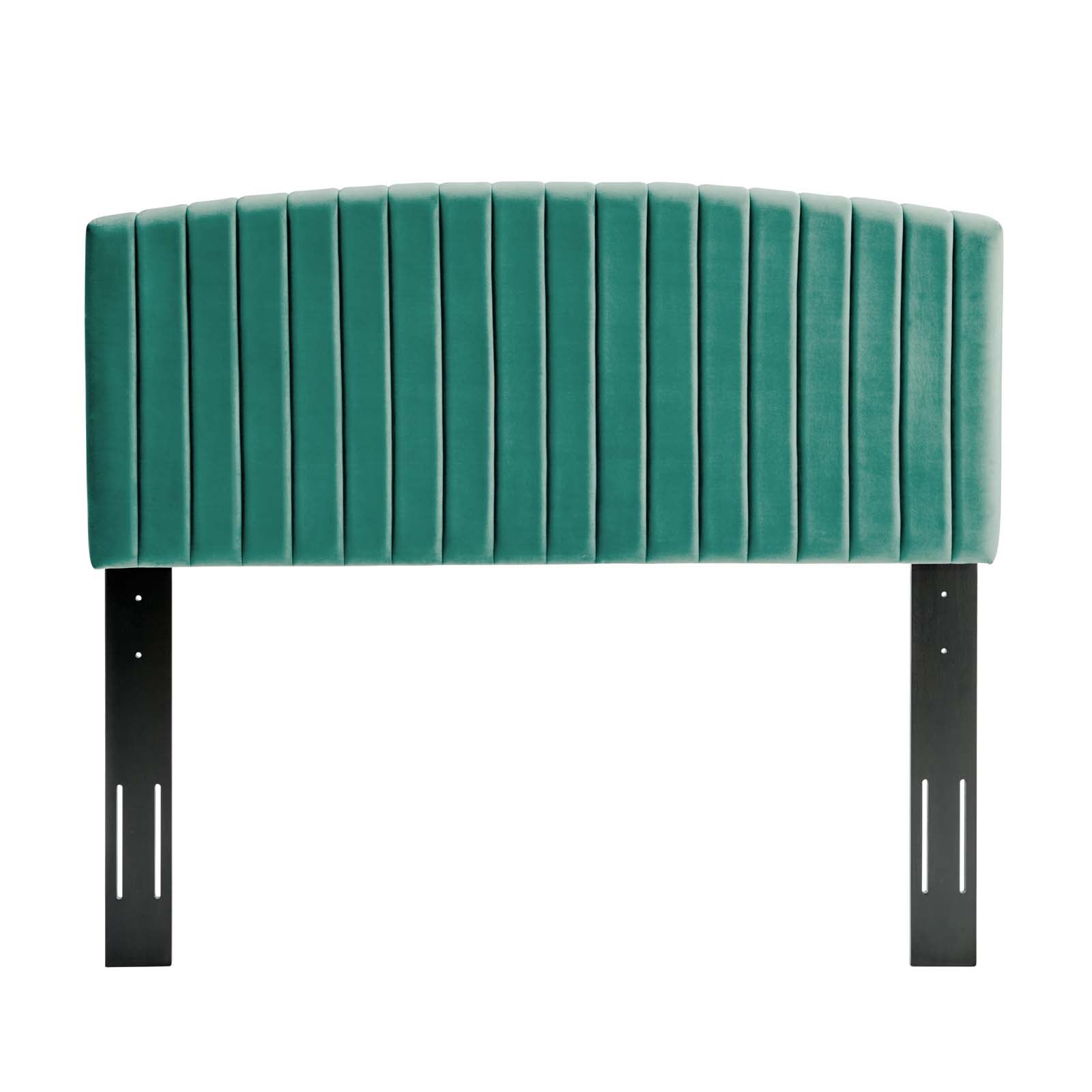 Modway Headboards - Rebecca Performance Velvet Full / Queen Headboard Teal