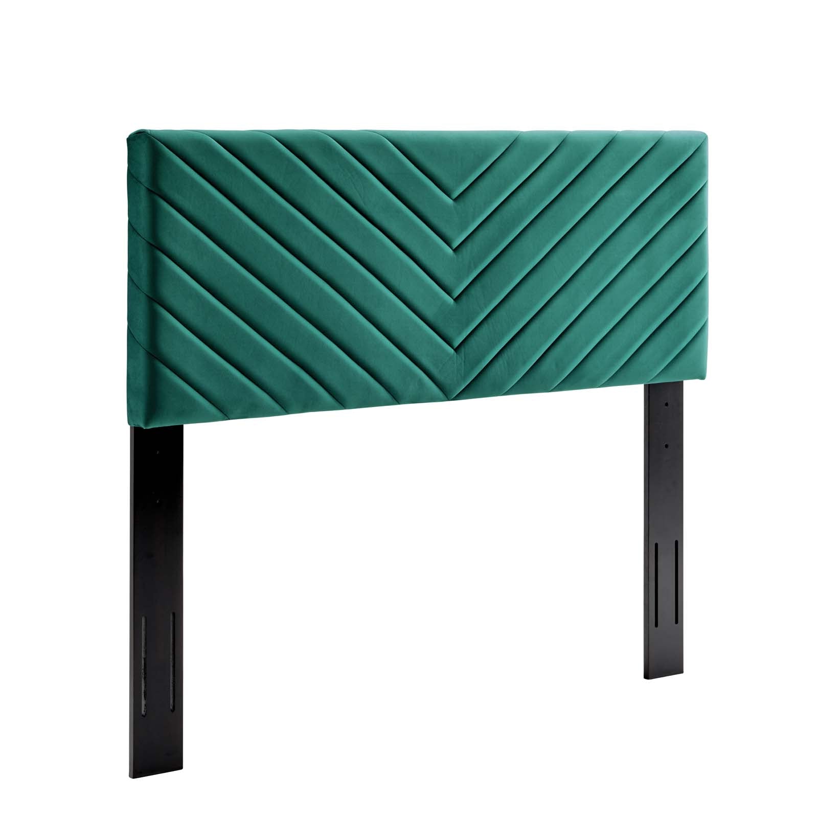 Modway Headboards - Alyson Angular Channel Tufted Full / Queen Headboard Teal