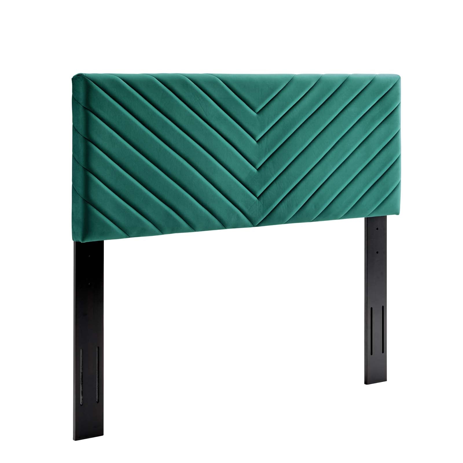 Modway Headboards - Alyson Angular Channel Tufted King / California King Headboard Teal