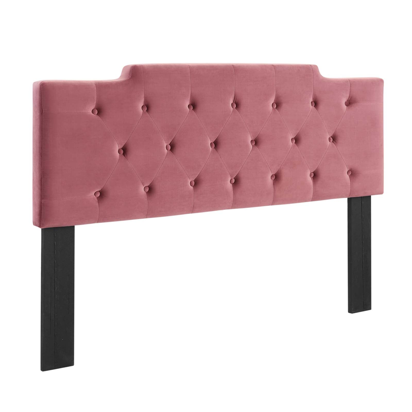 Modway Headboards - Juliet Tufted King/California King Headboard Dusty Rose