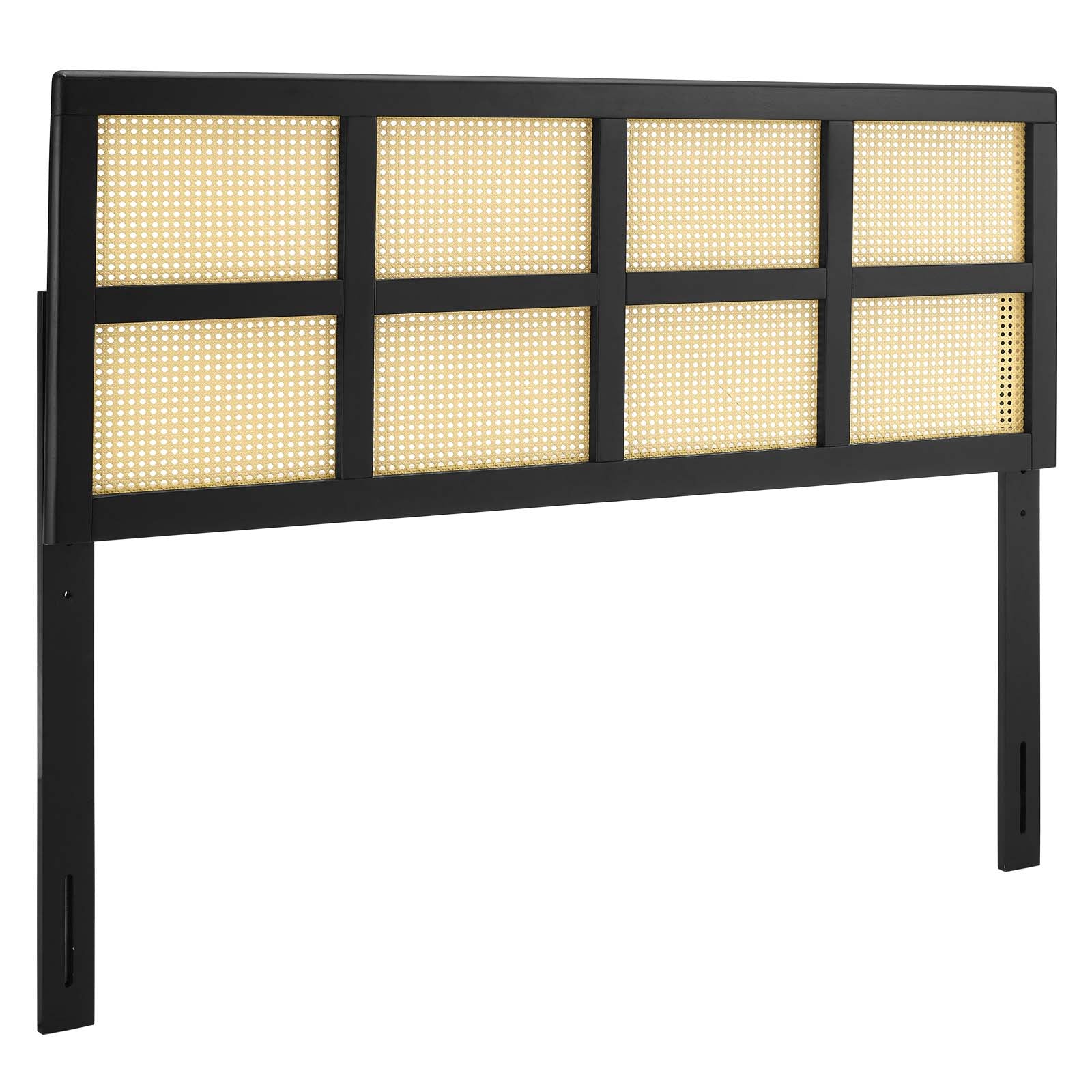 Modway Headboards - Luana Cane King Headboard Black