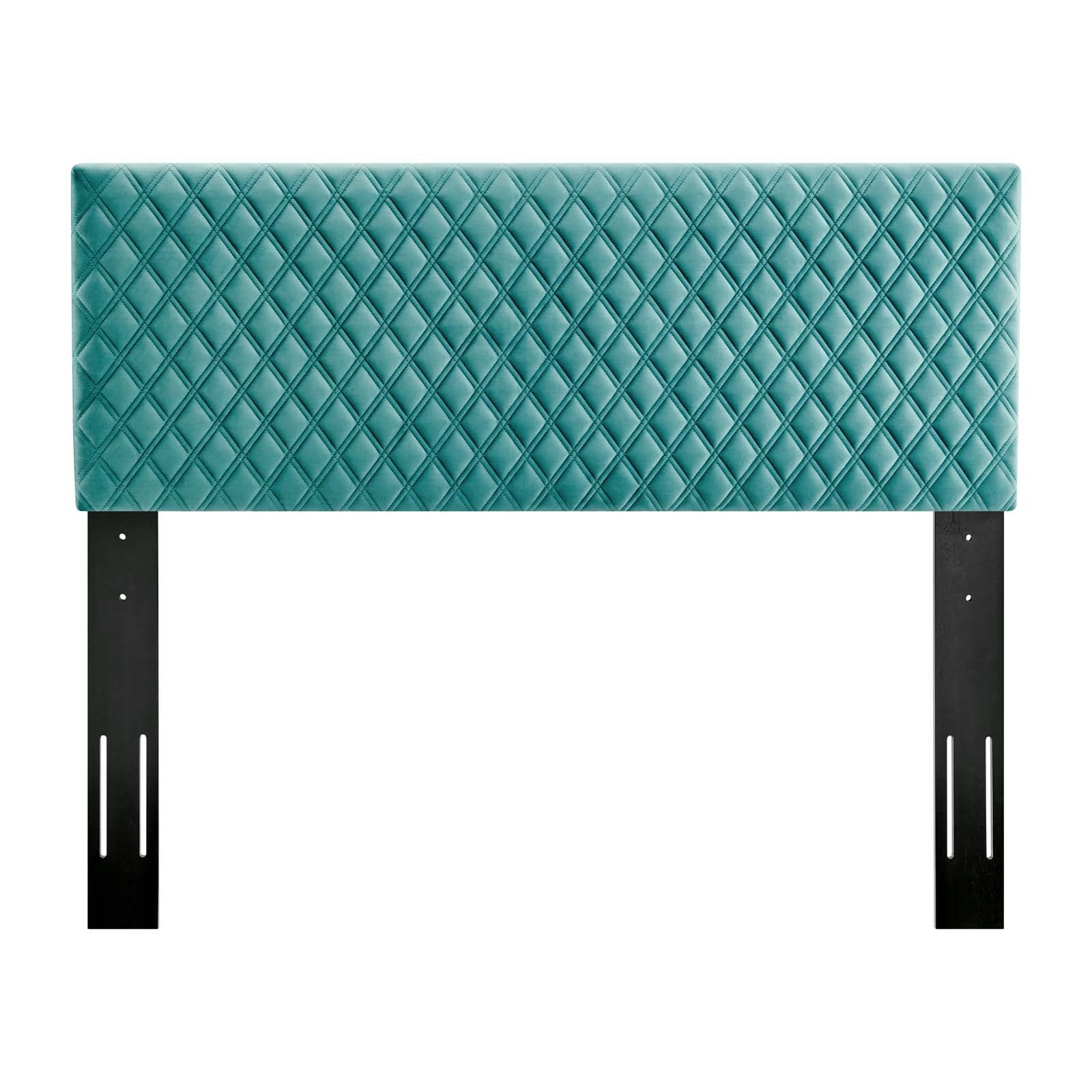 Modway Headboards - Angela Full/Queen Performance Velvet Headboard Teal