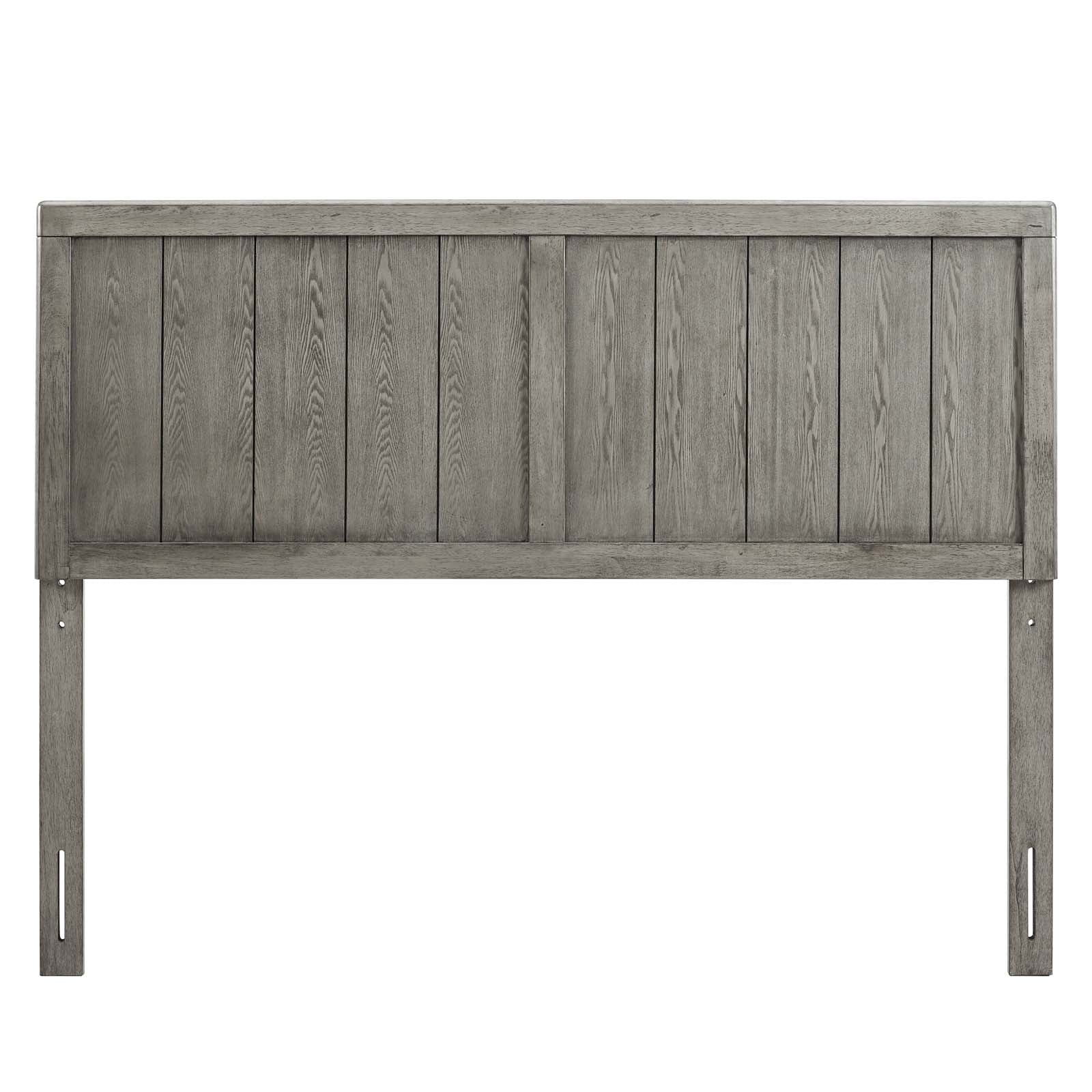 Modway Headboards - Robbie Queen Wood Headboard Gray