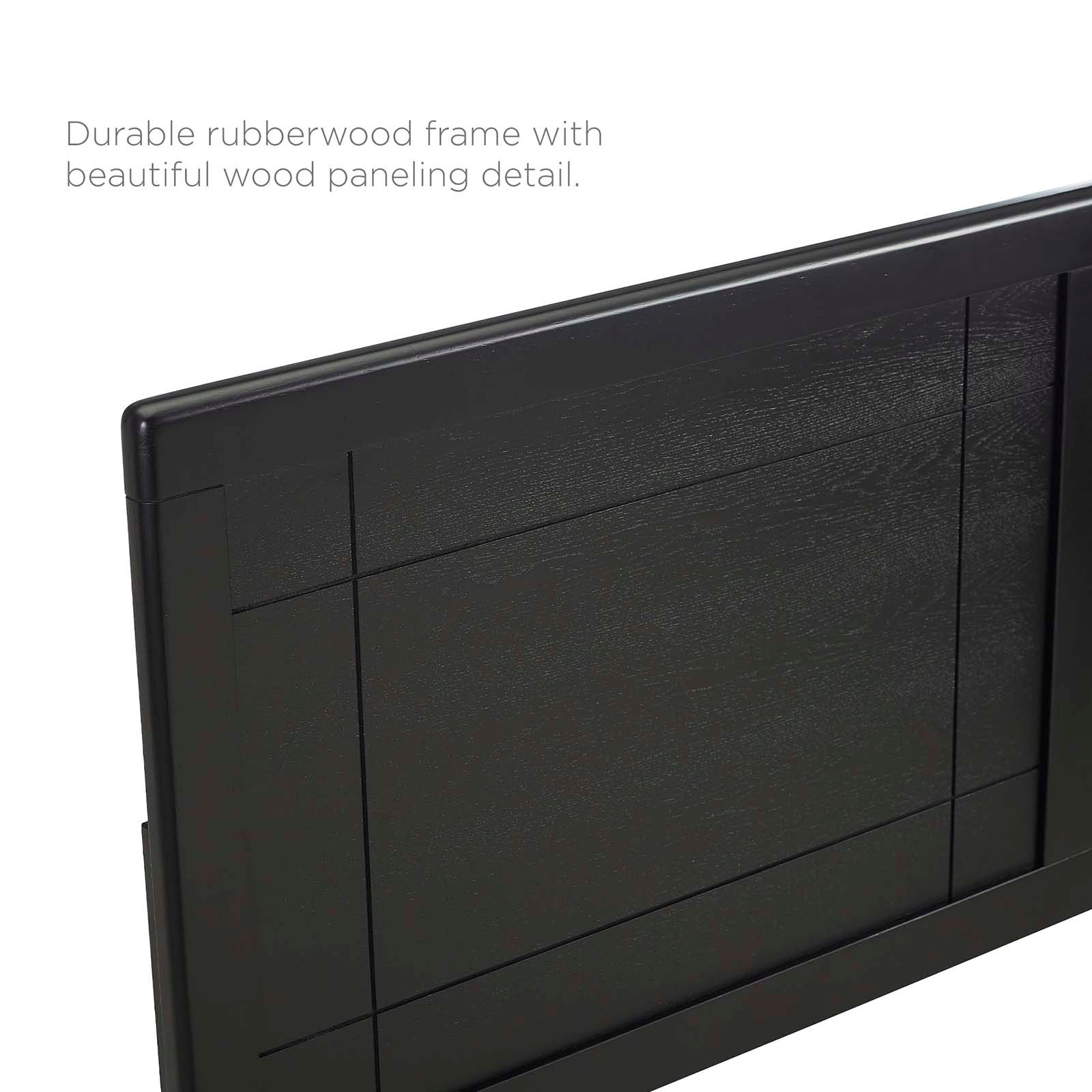 Modway Headboards - Archie King Wood Headboard Black