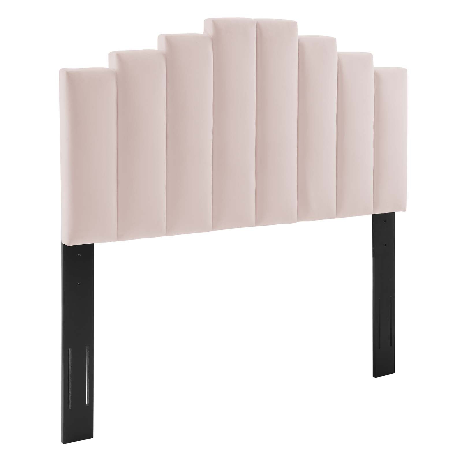 Modway Headboards - Noelle Performance Velvet Full/Queen Headboard Pink