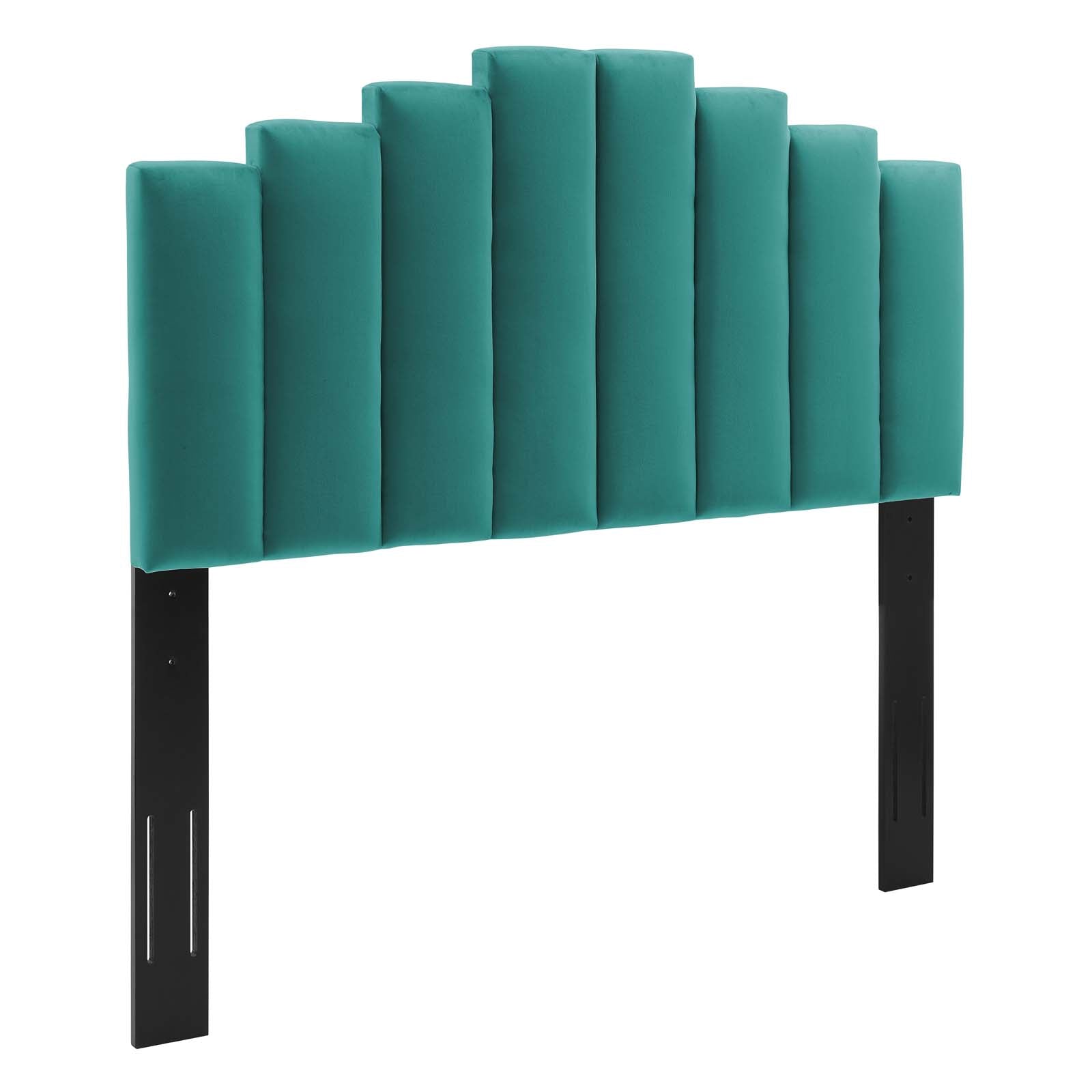 Modway Headboards - Noelle Performance Velvet Full/Queen Headboard Teal