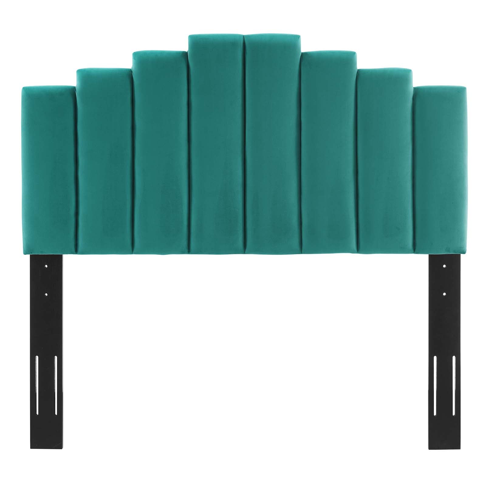 Modway Headboards - Noelle Performance Velvet Full/Queen Headboard Teal