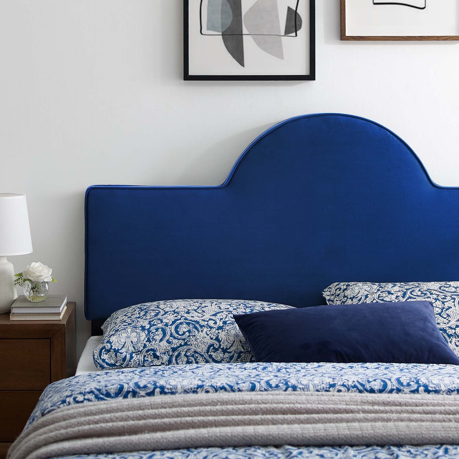 Modway Headboards - Dawn Twin Headboard Navy