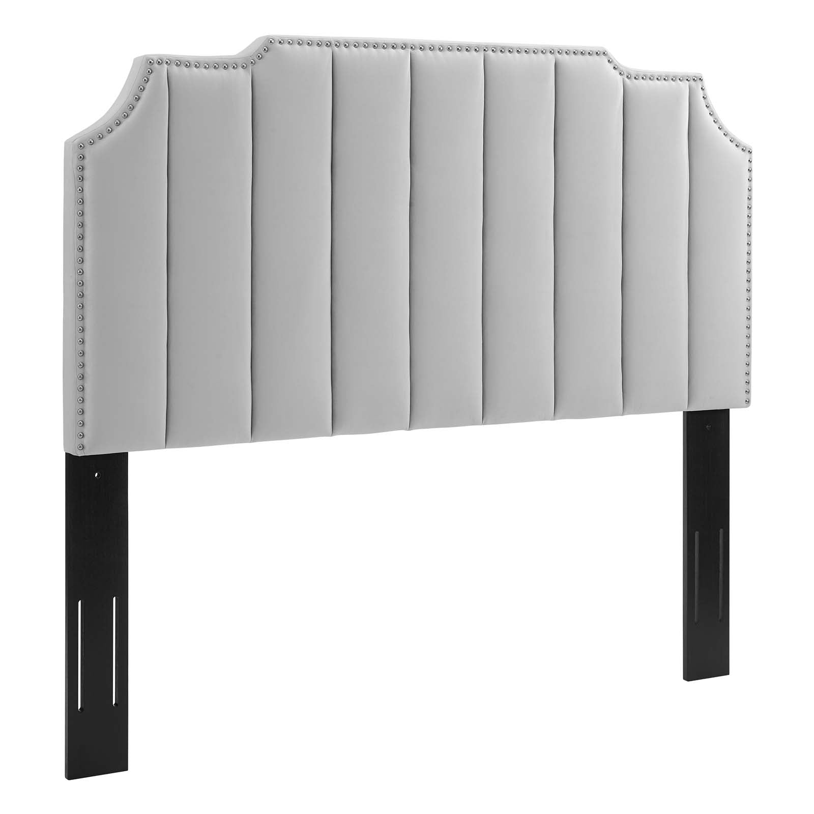 Modway Headboards - Rosalind Performance Velvet King/California King Headboard Light Gray