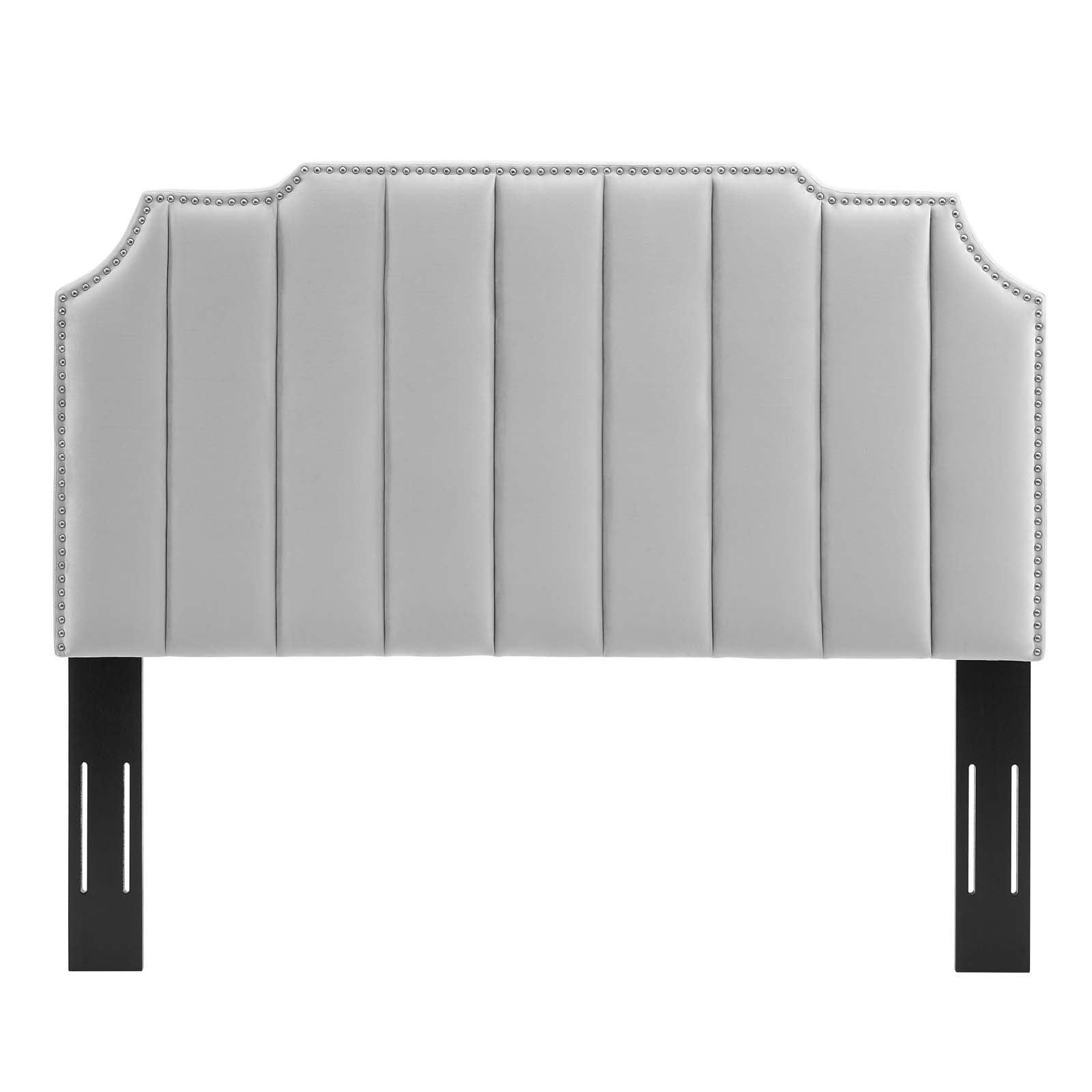 Modway Headboards - Rosalind Performance Velvet King/California King Headboard Light Gray