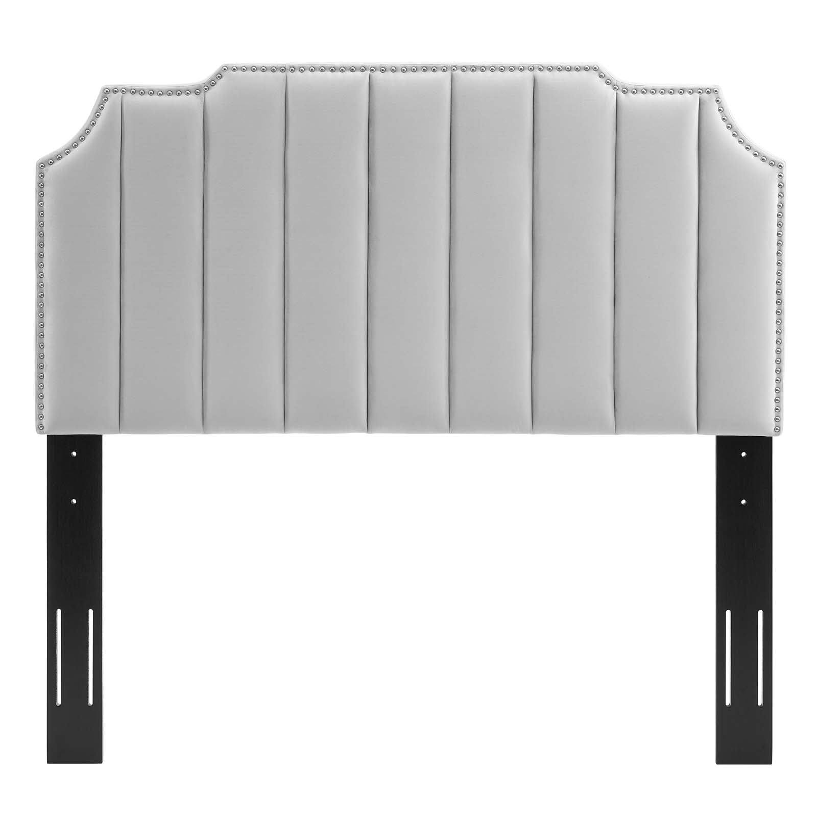 Modway Headboards - Rosalind Performance Velvet King/California King Headboard Light Gray