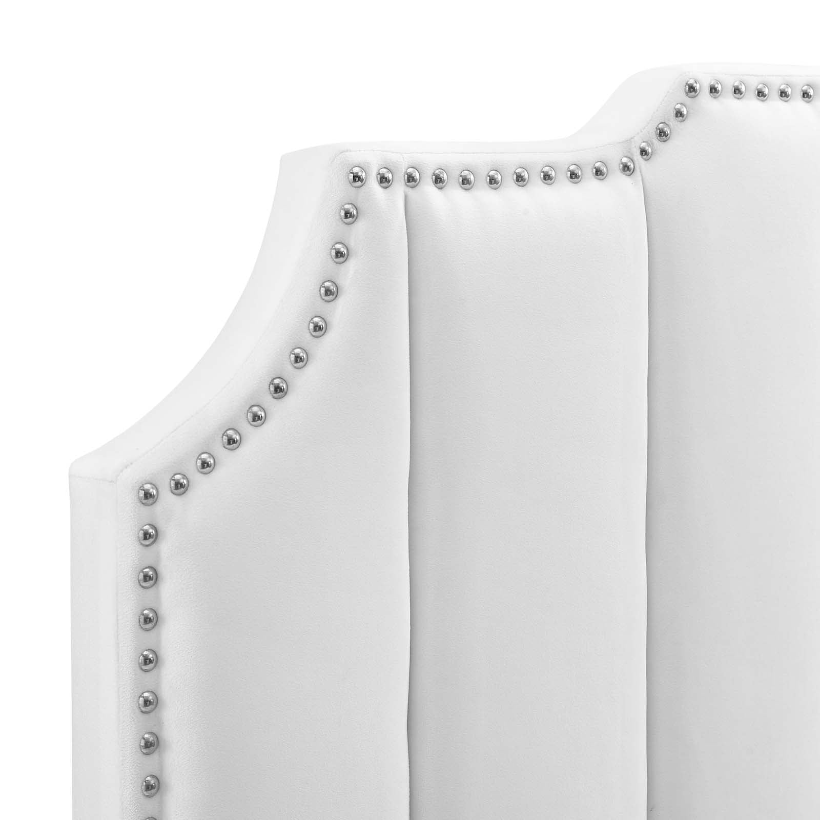 Modway Headboards - Rosalind Performance Velvet King/California King Headboard White