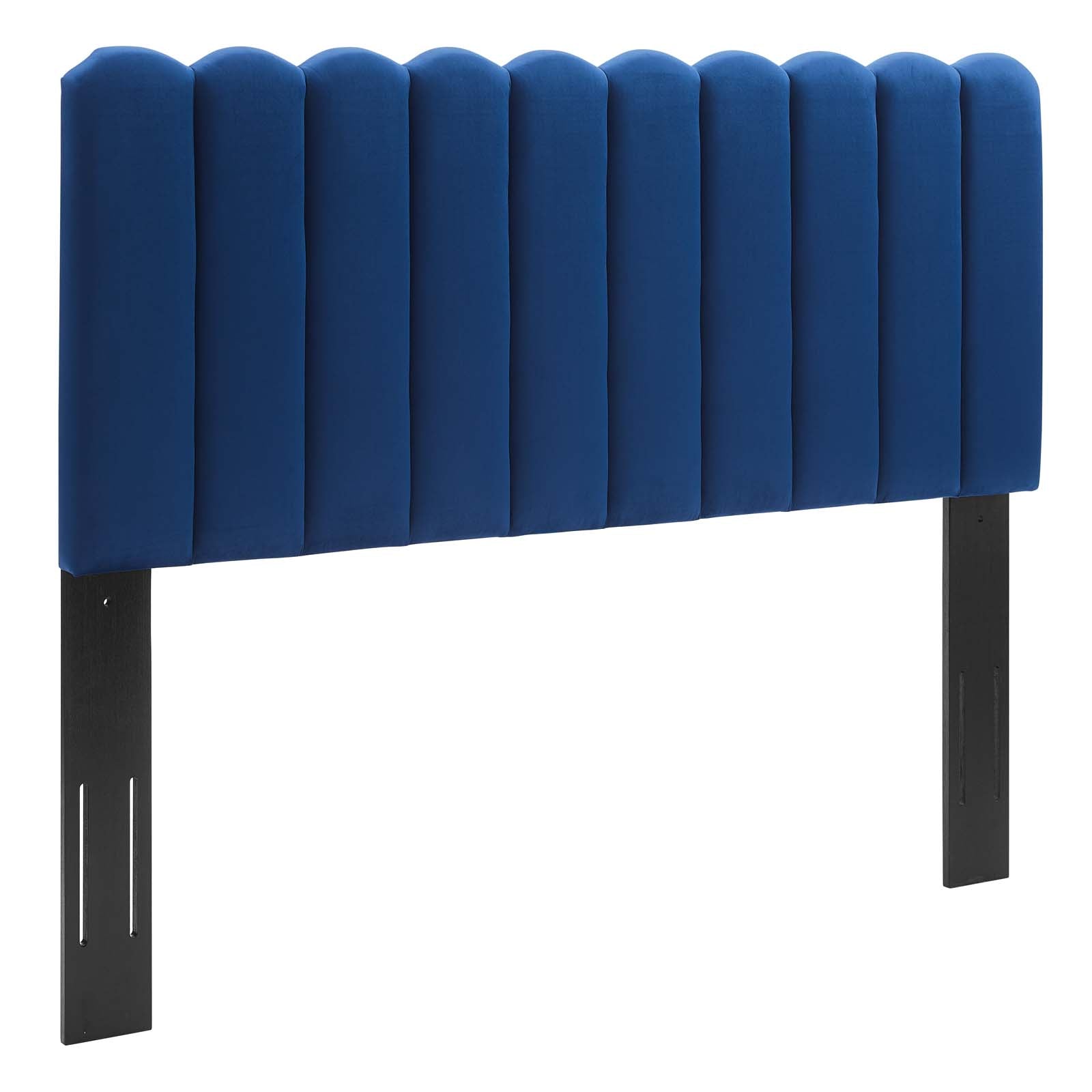 Modway Headboards - Delilah Performance Velvet Full/Queen Headboard Navy