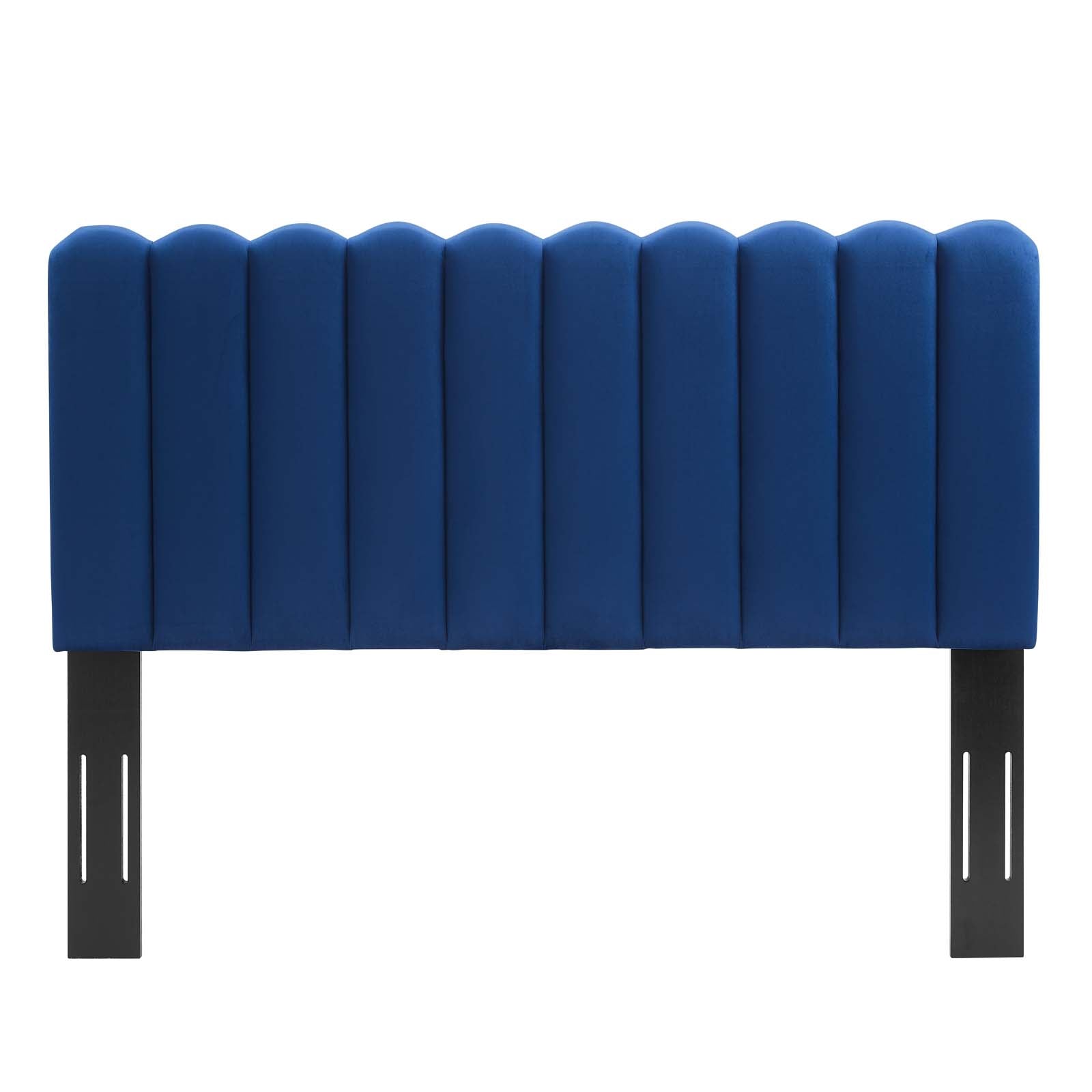 Modway Headboards - Delilah Performance Velvet Full/Queen Headboard Navy