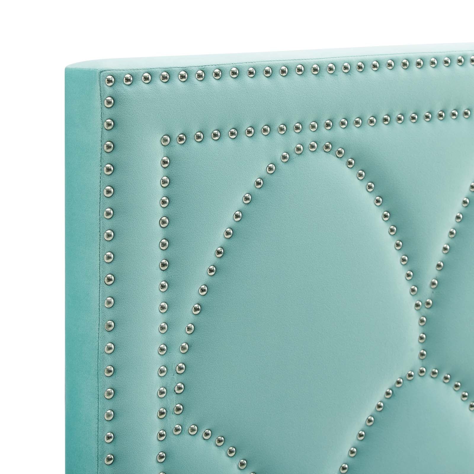 Modway Headboards - Greta Performance Velvet Twin Headboard Mint