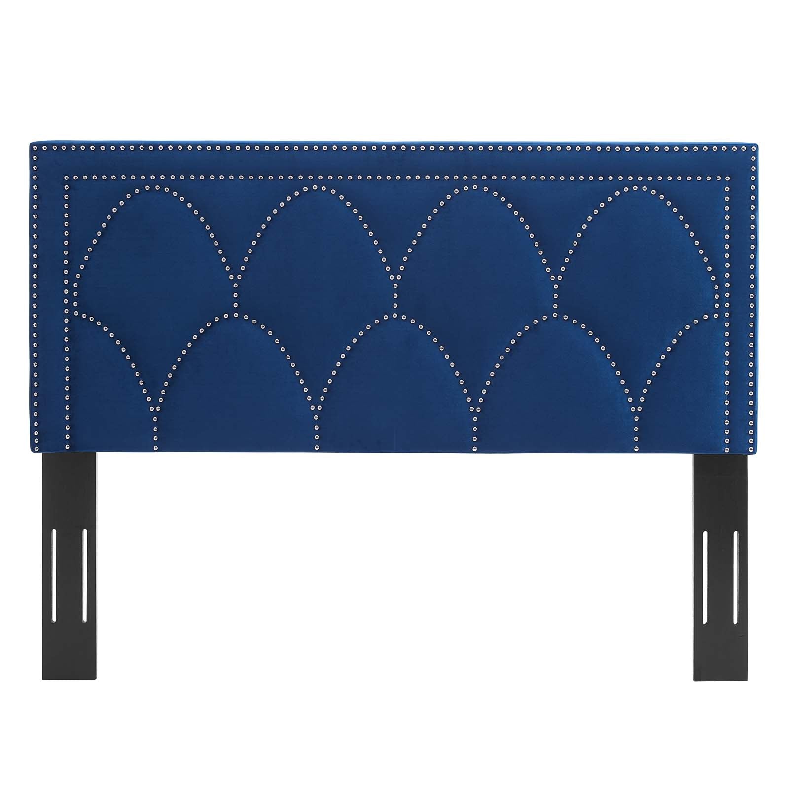 Modway Headboards - Greta Performance Velvet Twin Headboard Navy