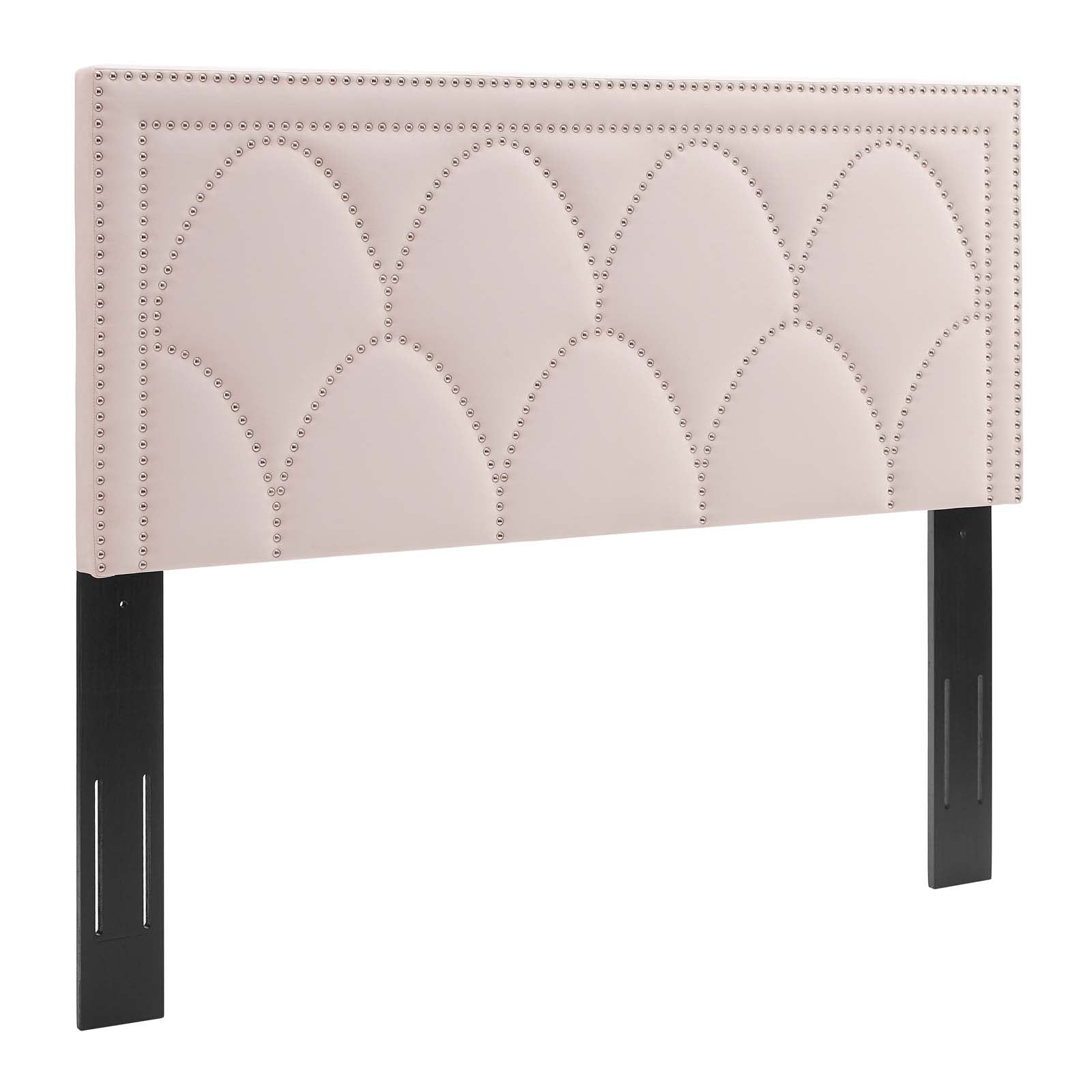 Modway Headboards - Greta Performance Velvet Twin Headboard Pink