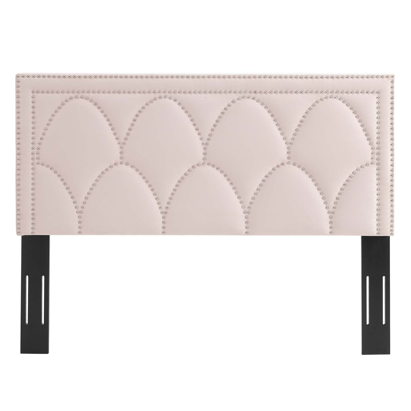 Modway Headboards - Greta Performance Velvet Twin Headboard Pink