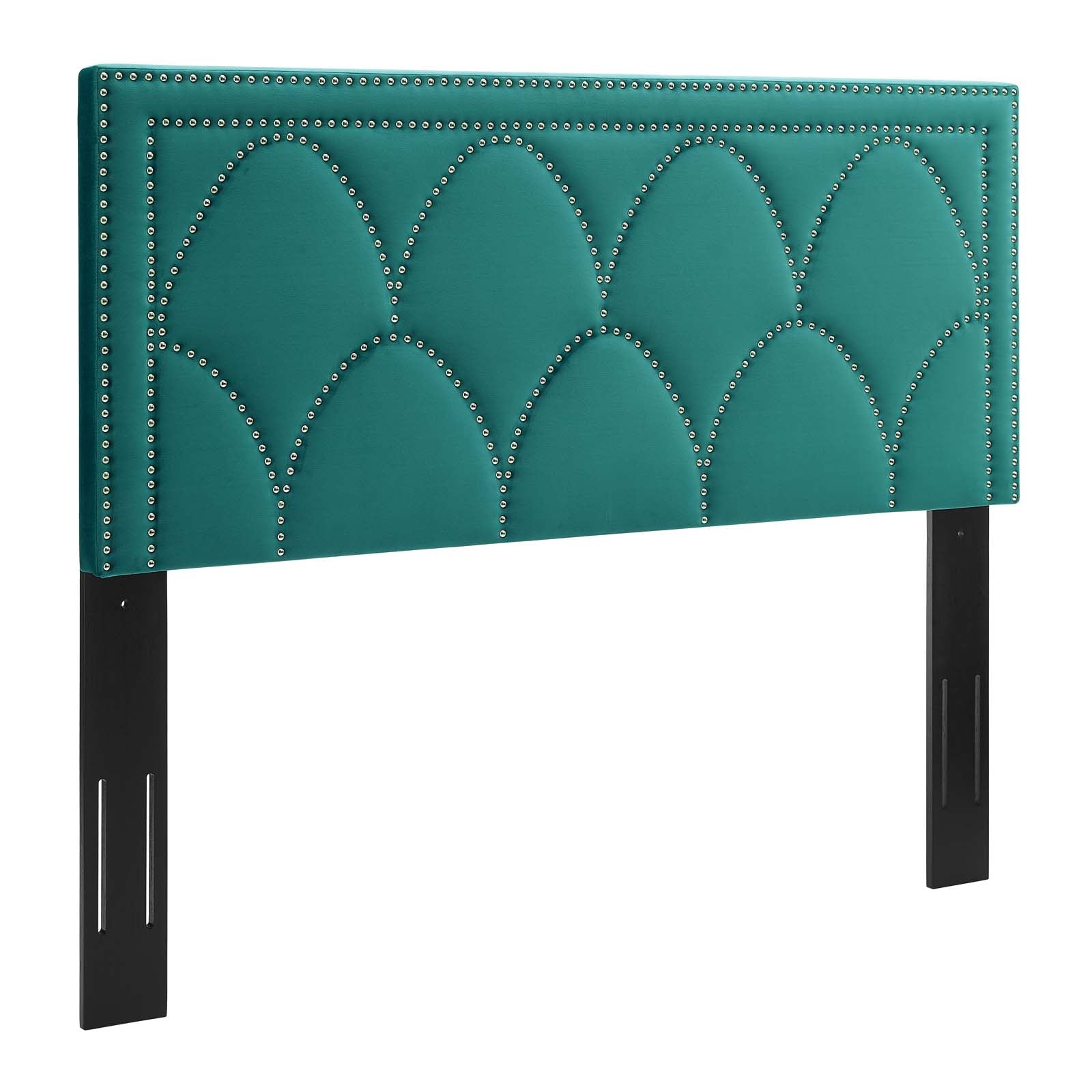 Modway Headboards - Greta Performance Velvet Twin Headboard Teal