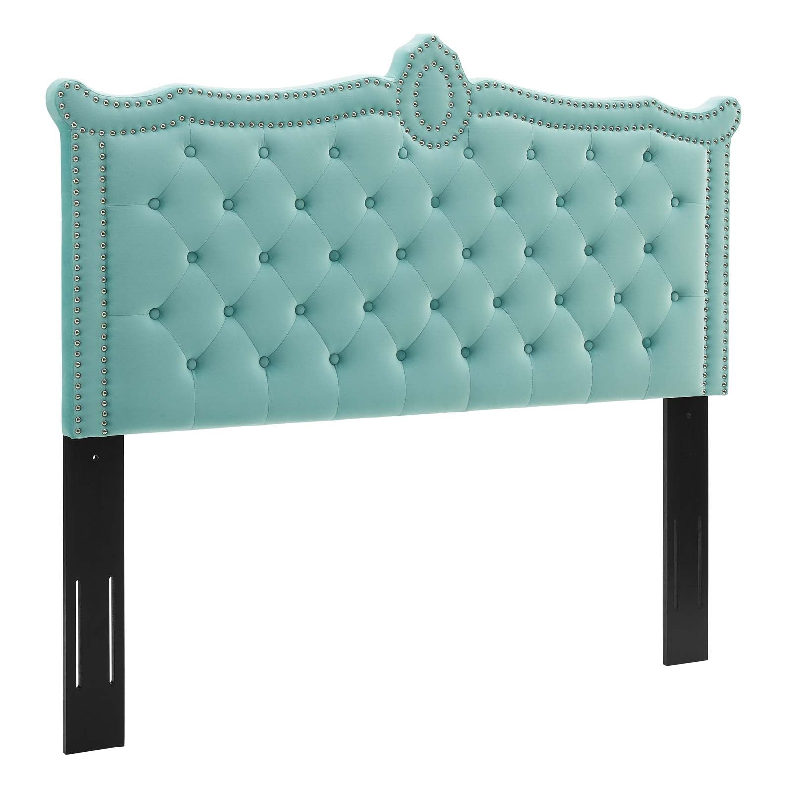 Modway Headboards - Louisa Tufted Performance Velvet Twin Headboard Mint