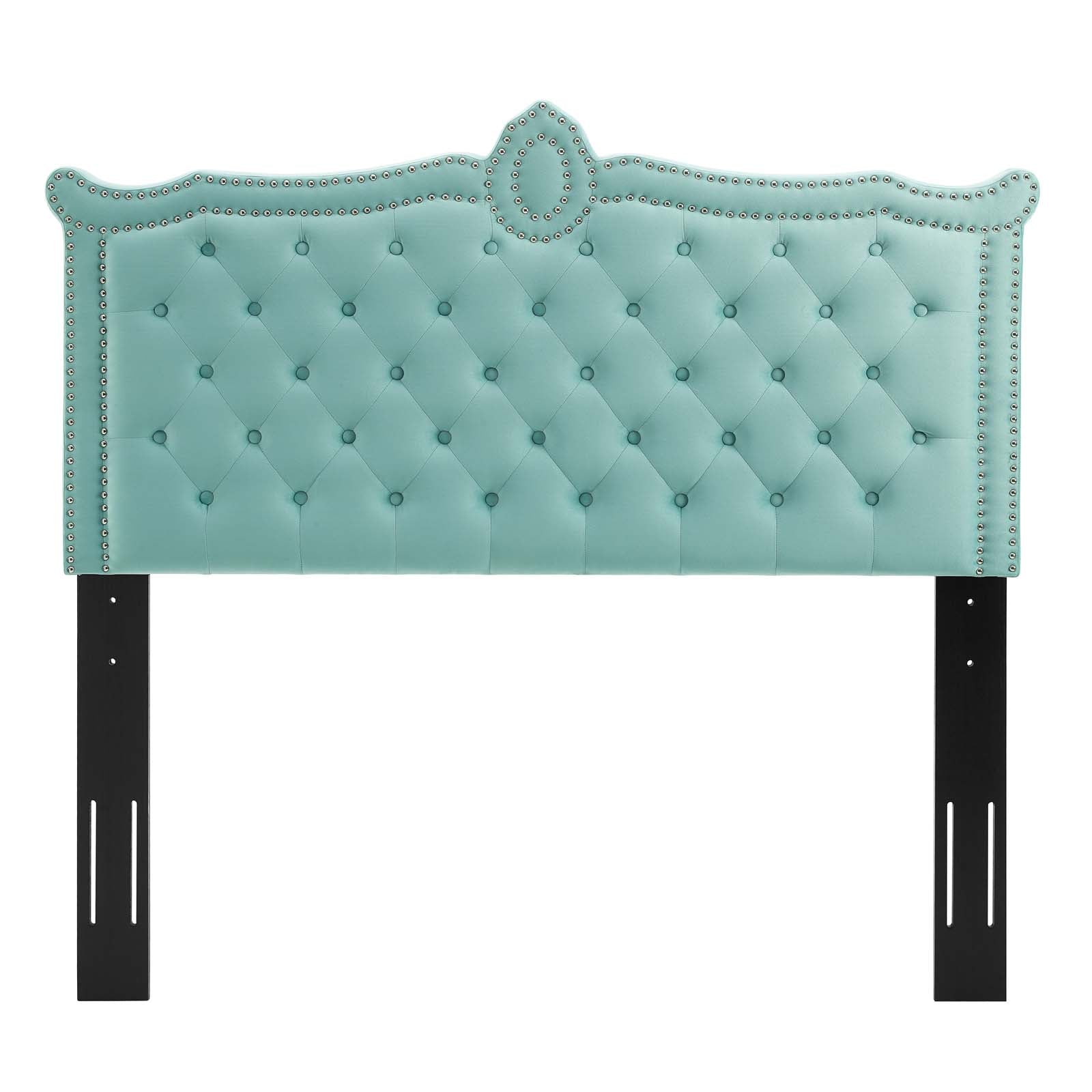 Modway Headboards - Louisa Tufted Performance Velvet Twin Headboard Mint