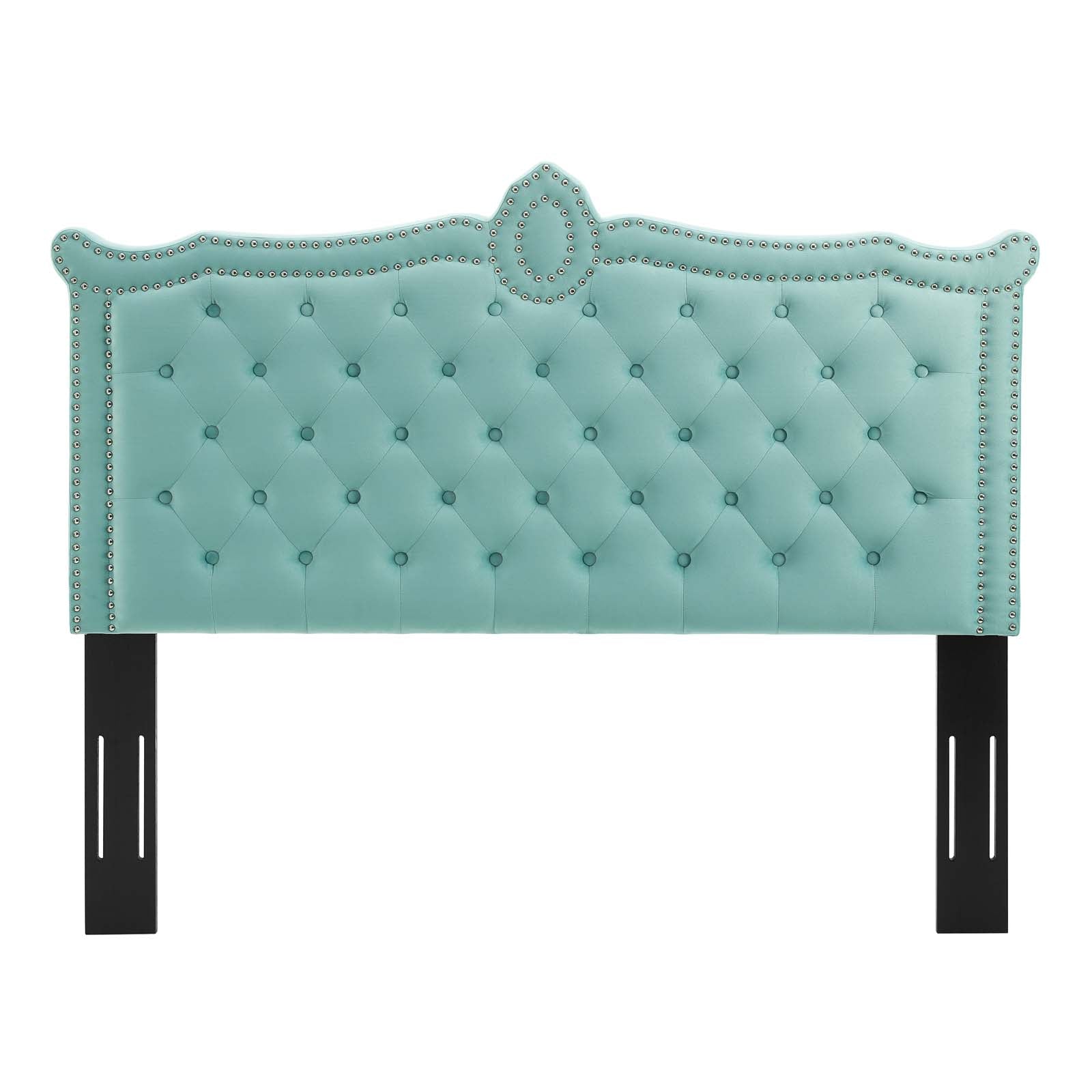 Modway Headboards - Louisa Tufted Performance Velvet Twin Headboard Mint