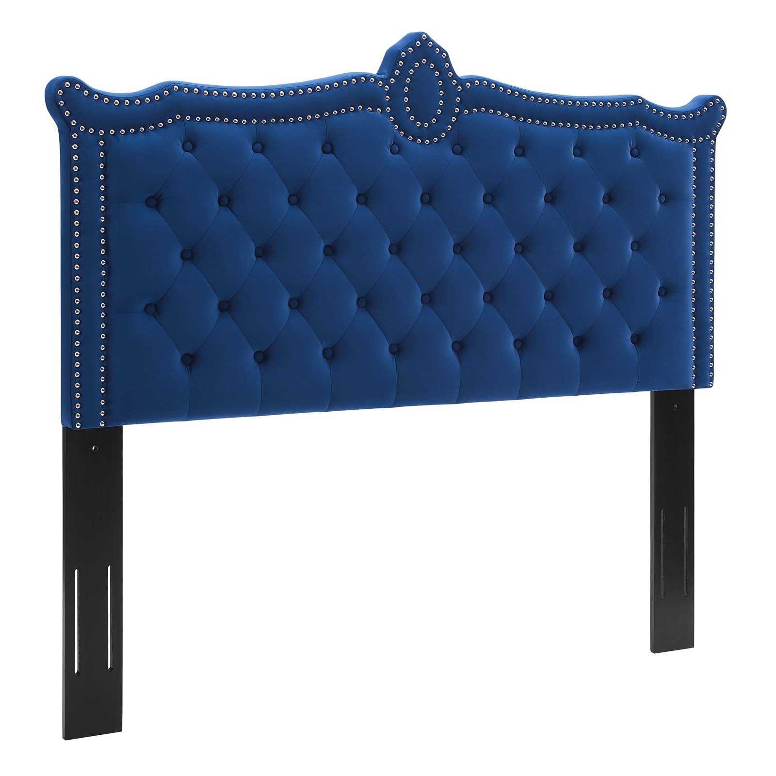 Modway Headboards - Louisa Tufted Performance Velvet Full/Queen Headboard Navy