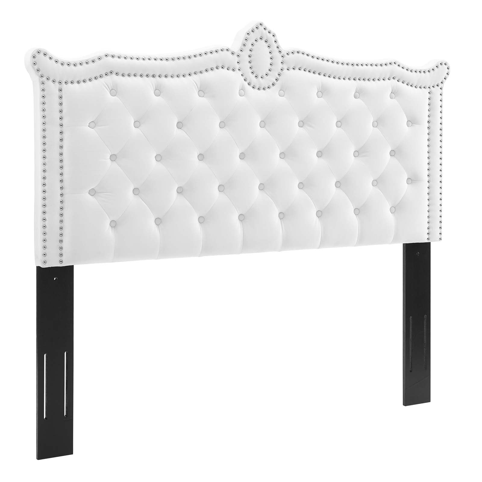 Modway Headboards - Louisa Tufted Performance Velvet Full/Queen Headboard White