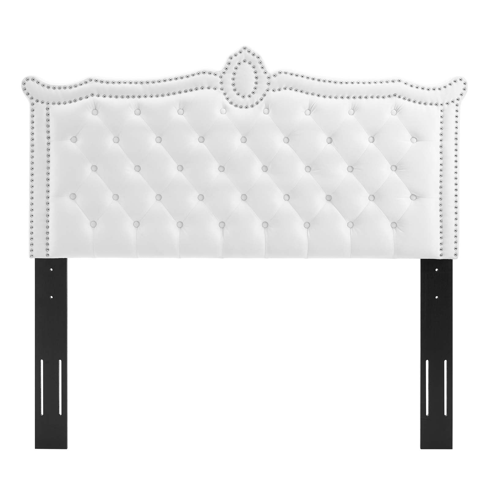 Modway Headboards - Louisa Tufted Performance Velvet Full/Queen Headboard White