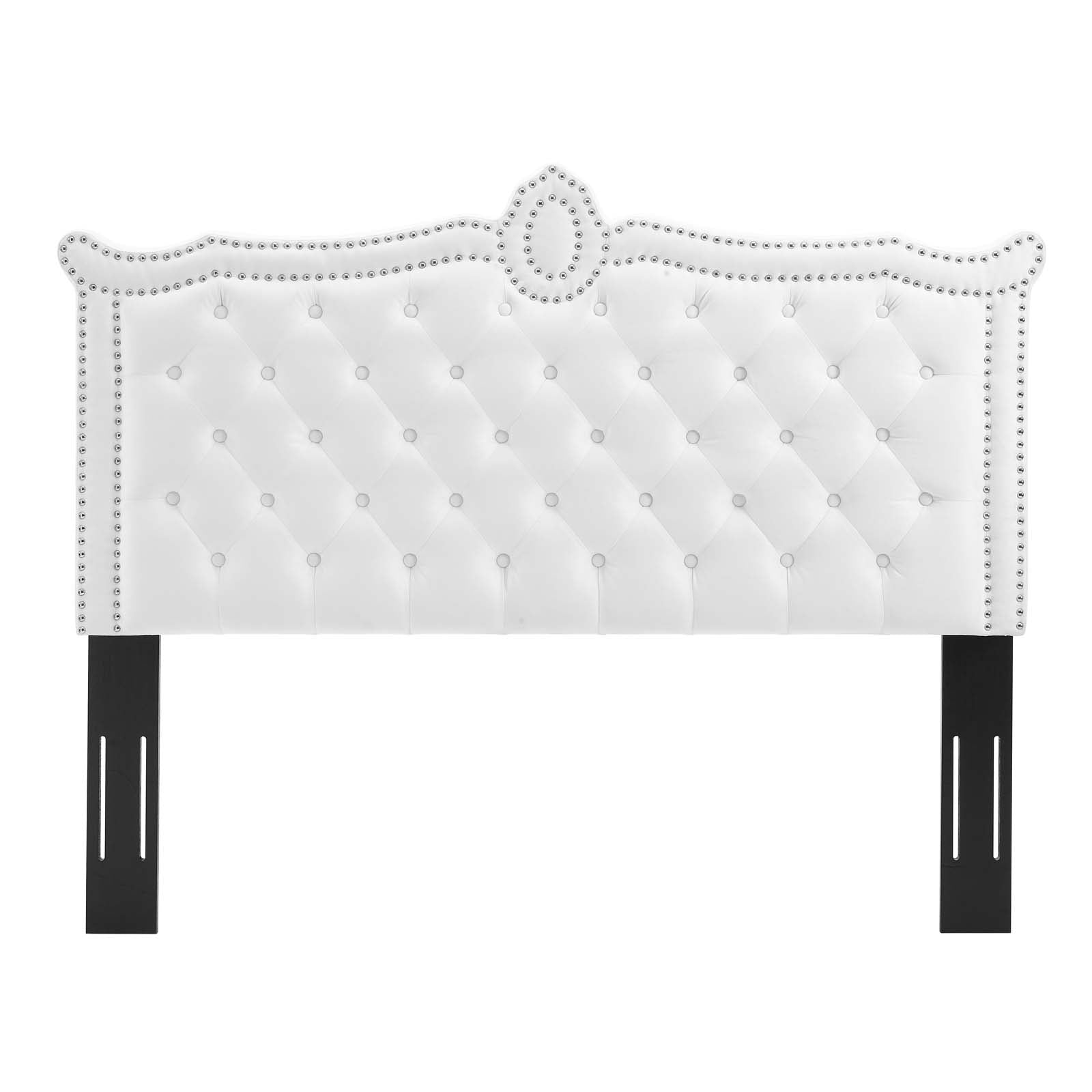 Modway Headboards - Louisa Tufted Performance Velvet Full/Queen Headboard White