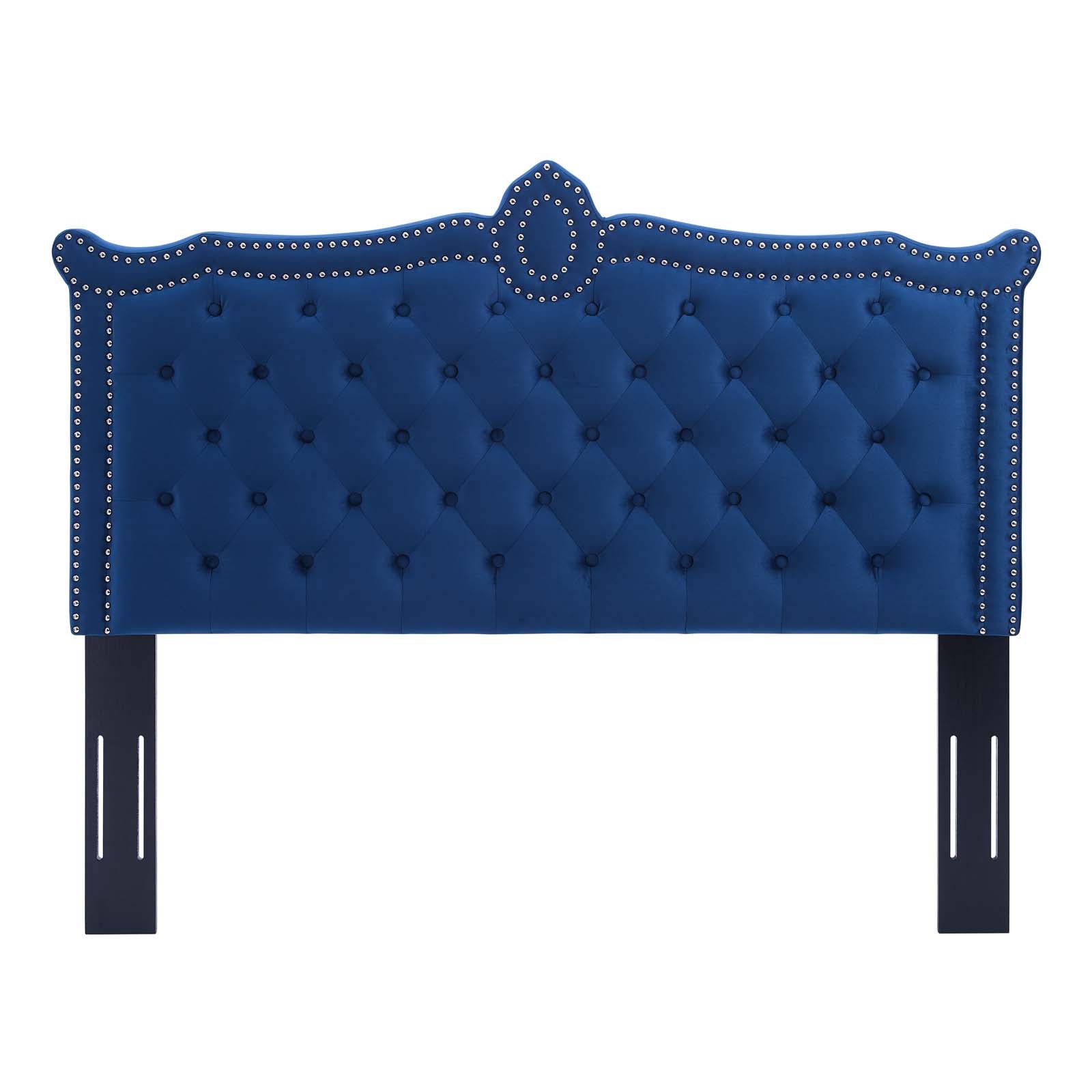 Modway Headboards - Louisa Tufted Performance Velvet King/California King Headboard Navy