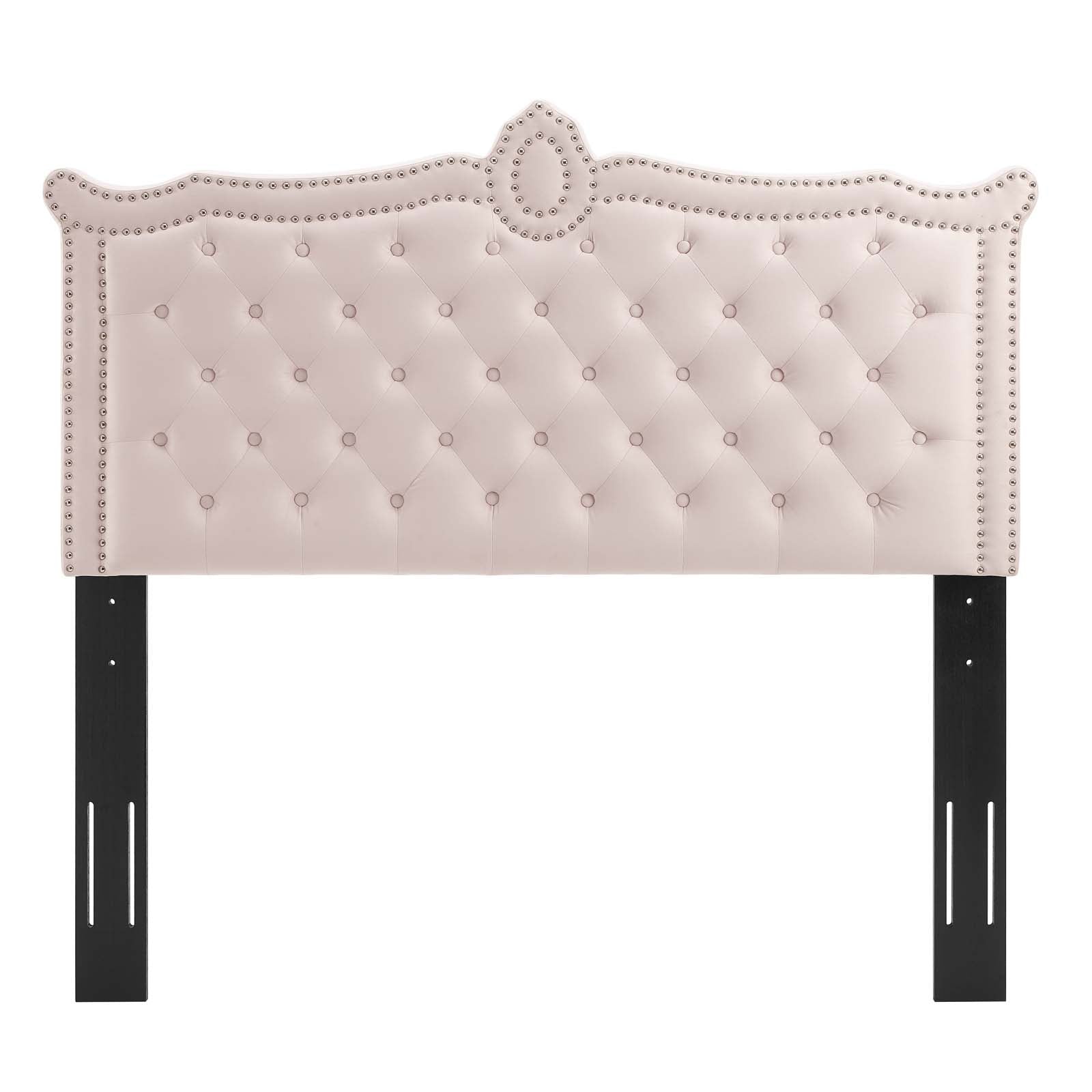 Modway Headboards - Louisa Tufted Performance Velvet King/California King Headboard Pink