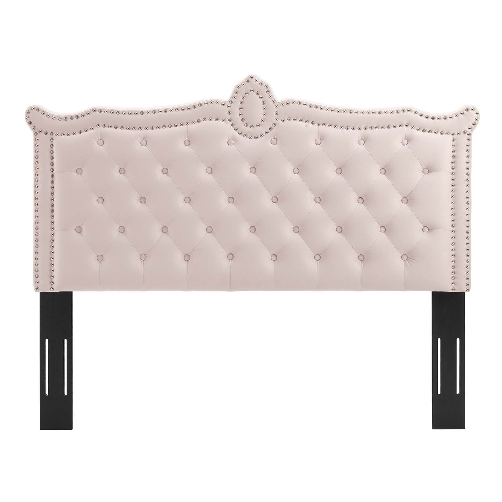 Modway Headboards - Louisa Tufted Performance Velvet King/California King Headboard Pink