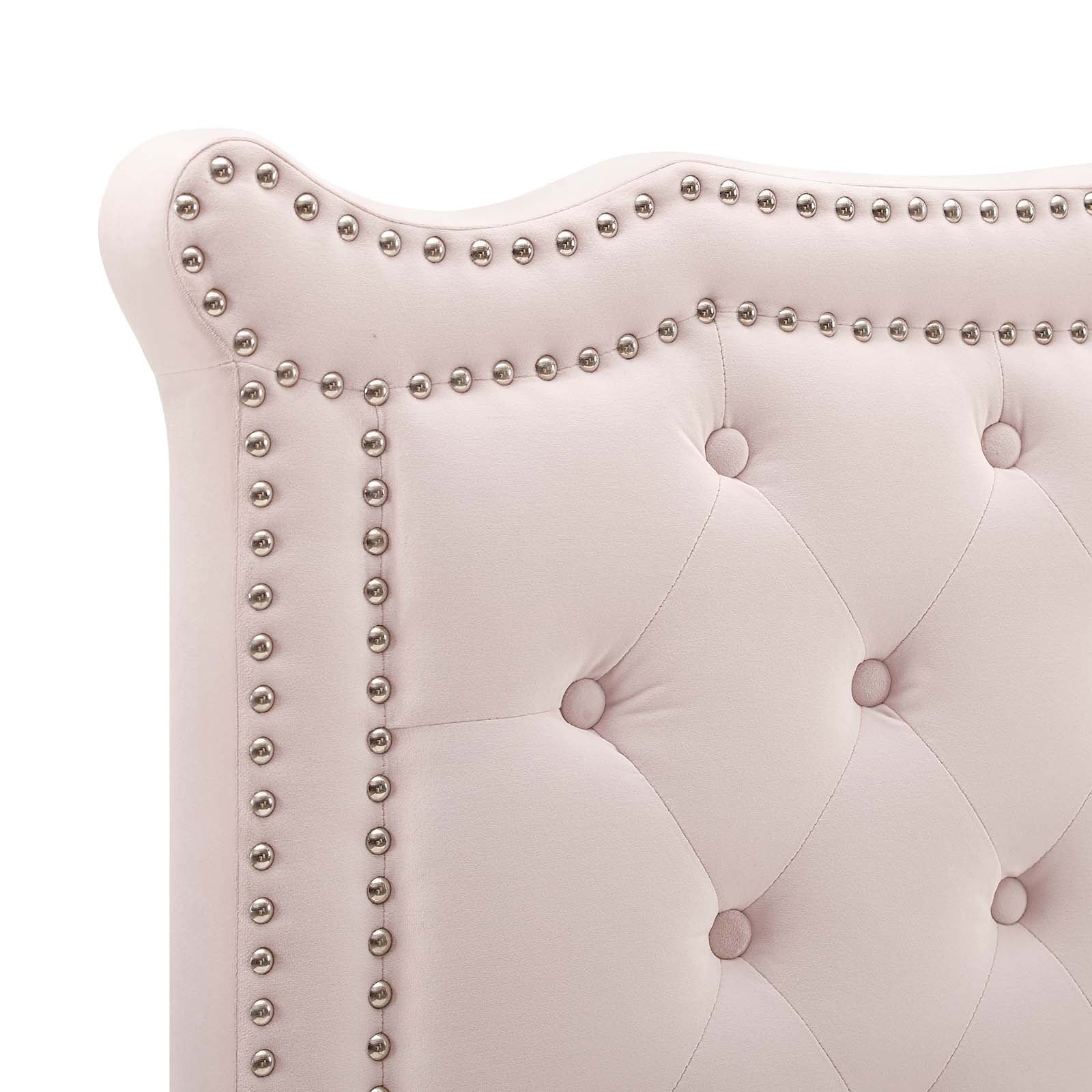 Modway Headboards - Louisa Tufted Performance Velvet King/California King Headboard Pink