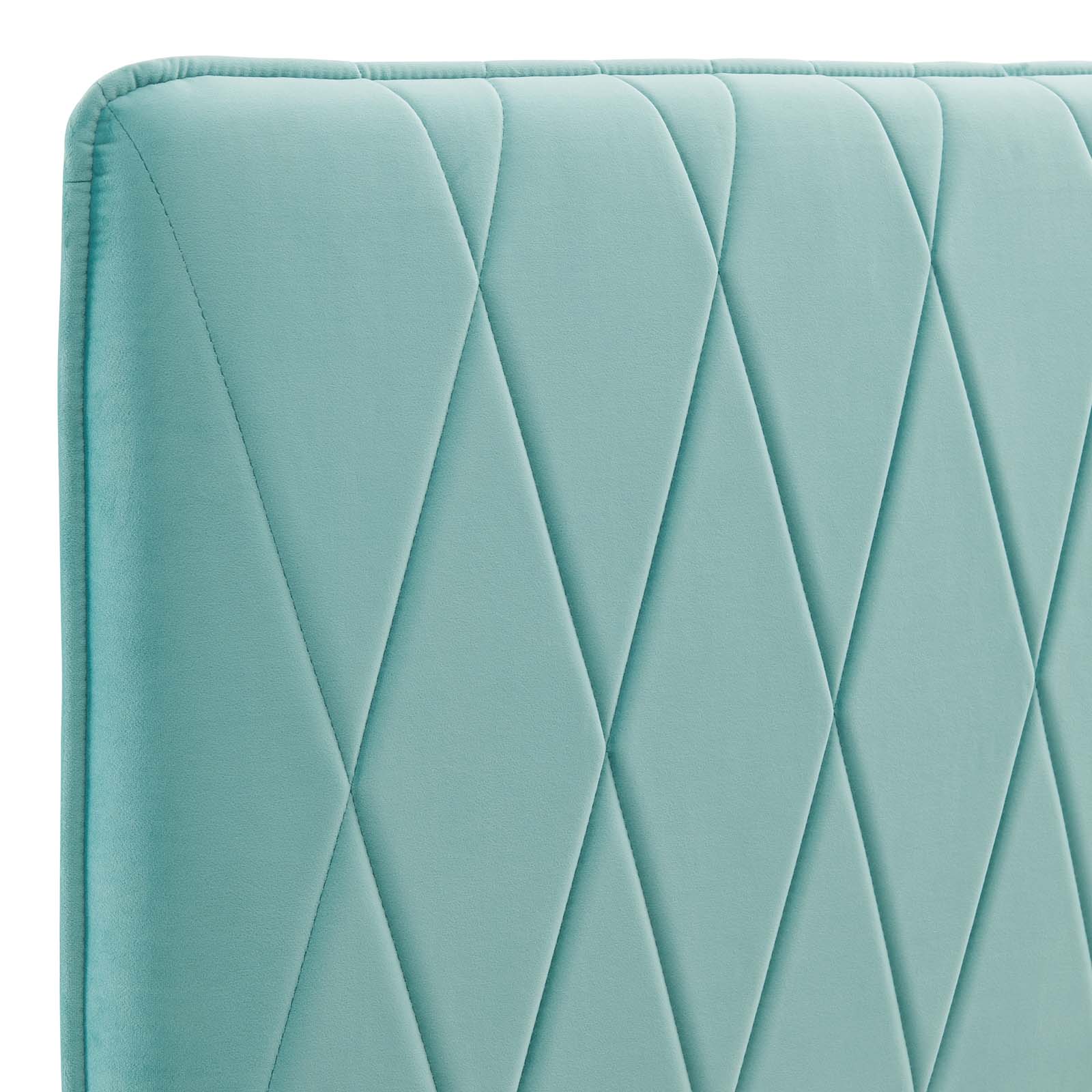 Modway Headboards - Leila Performance Velvet Full/Queen Headboard Mint