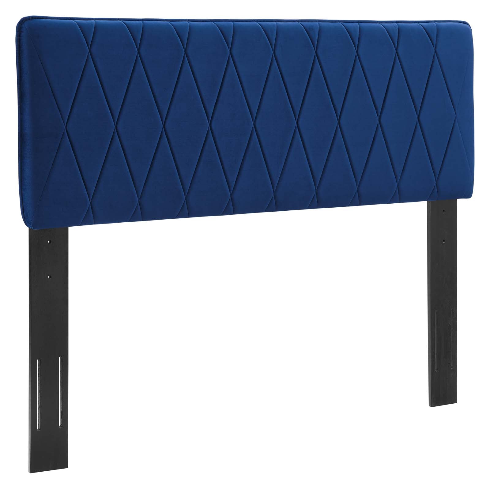 Modway Headboards - Leila Performance Velvet Full/Queen Headboard Navy