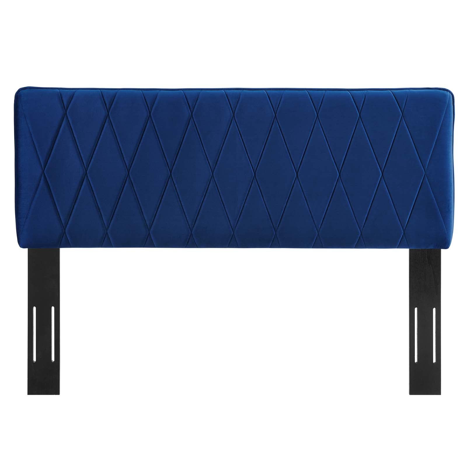 Modway Headboards - Leila Performance Velvet Full/Queen Headboard Navy