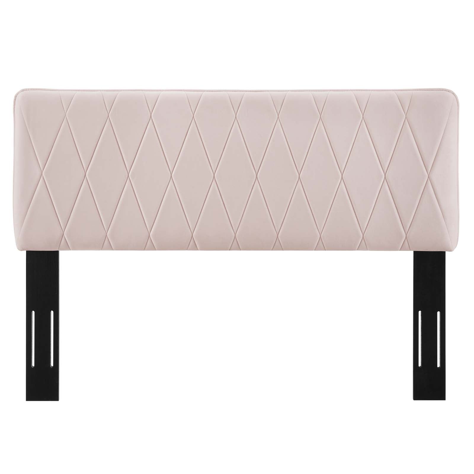 Modway Headboards - Leila Performance Velvet Full/Queen Headboard Pink