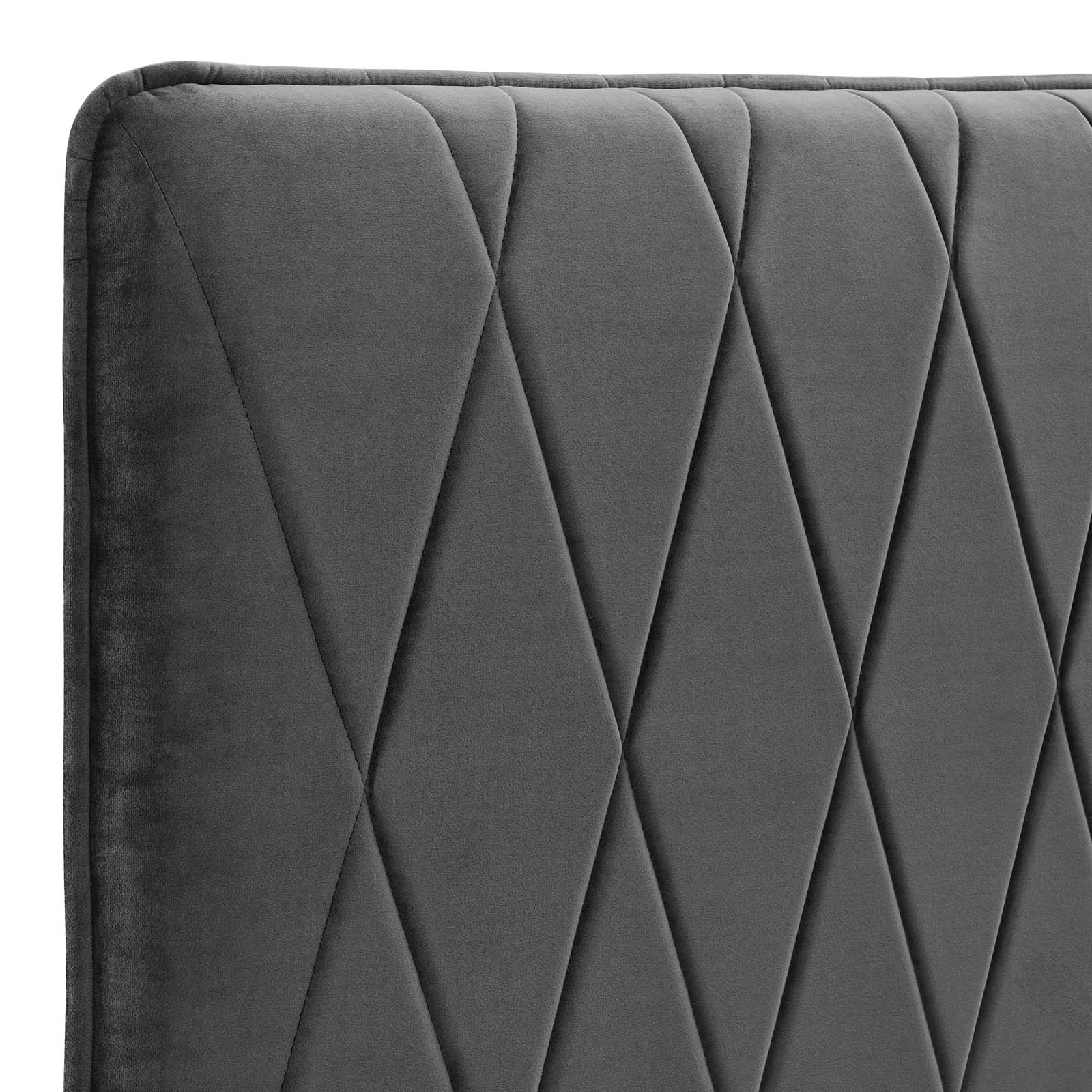 Modway Headboards - Leila King/California King Headboard Charcoal