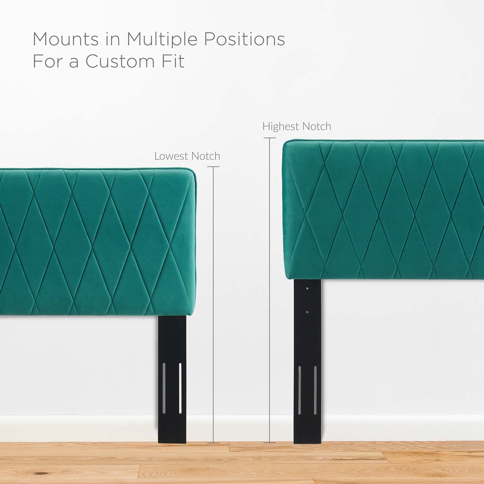 Modway Headboards - Leila King/California King Headboard Teal