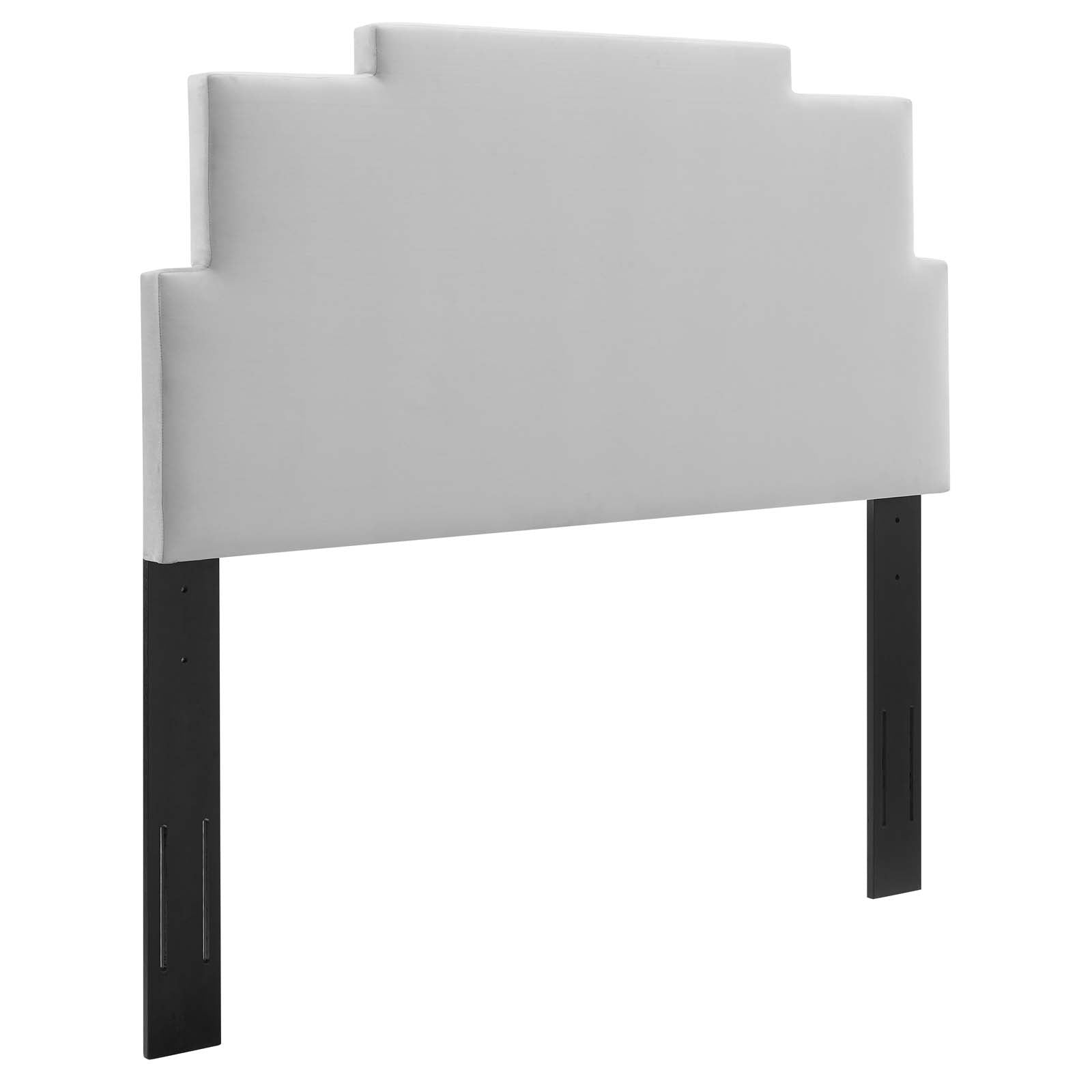 Modway Headboards - Kasia Performance Velvet Twin Headboard Light Gray