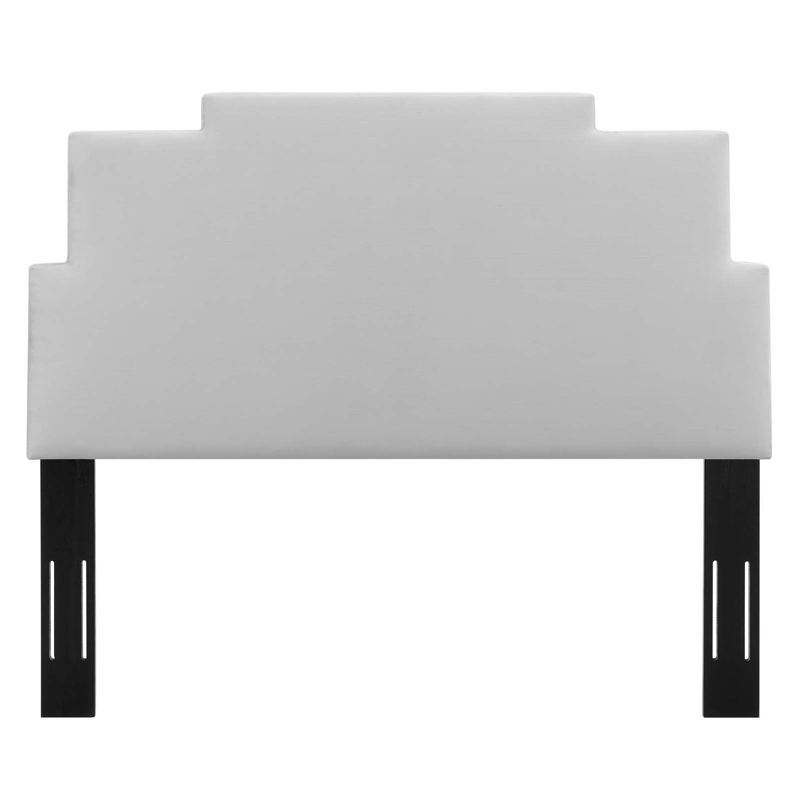 Modway Headboards - Kasia Performance Velvet Twin Headboard Light Gray