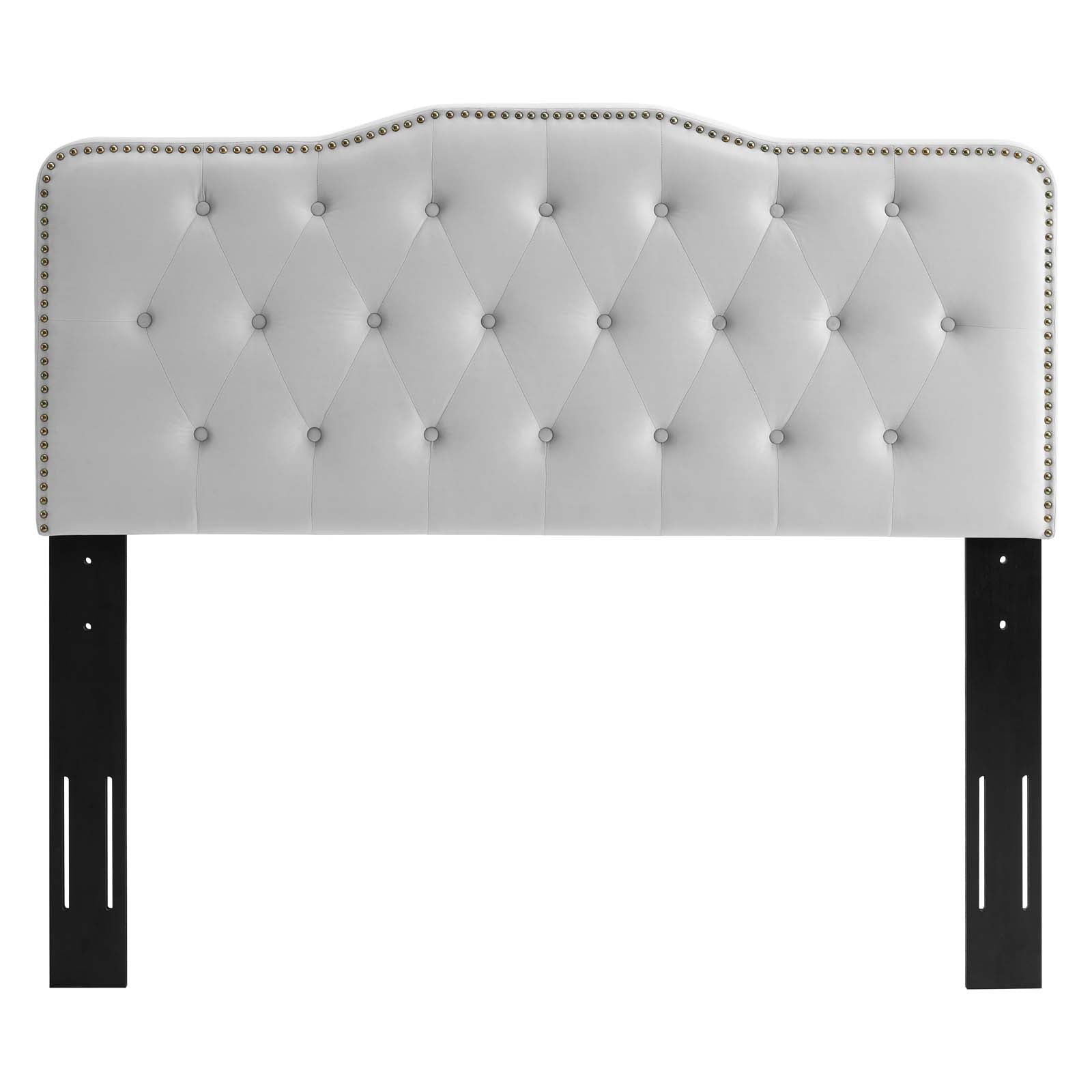 Modway Headboards - Sophia Tufted Performance Velvet King/California King Headboard Light Gray