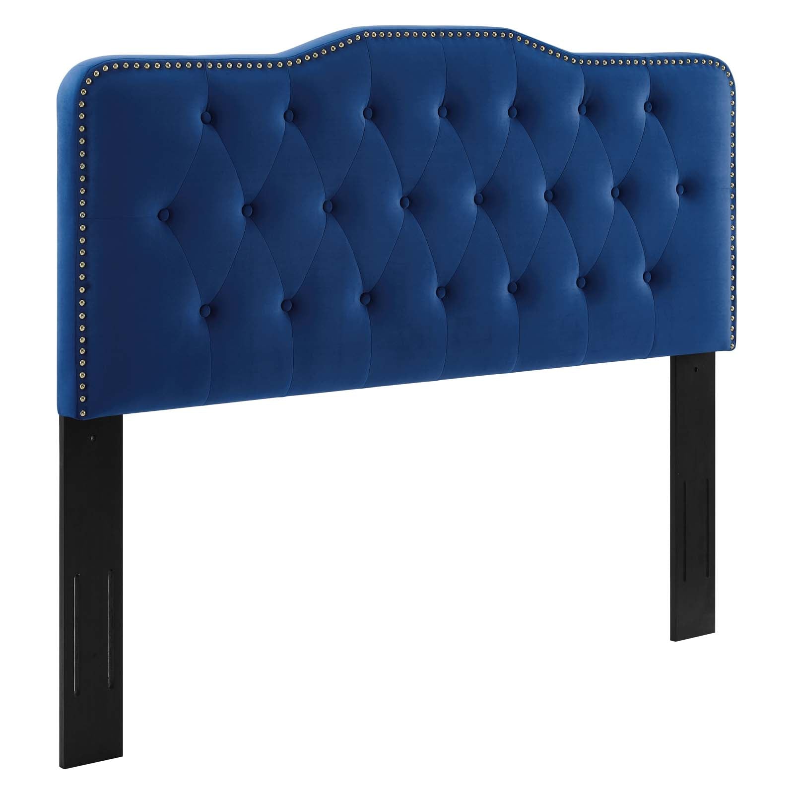 Modway Headboards - Sophia Tufted Performance Velvet King/California King Headboard Navy