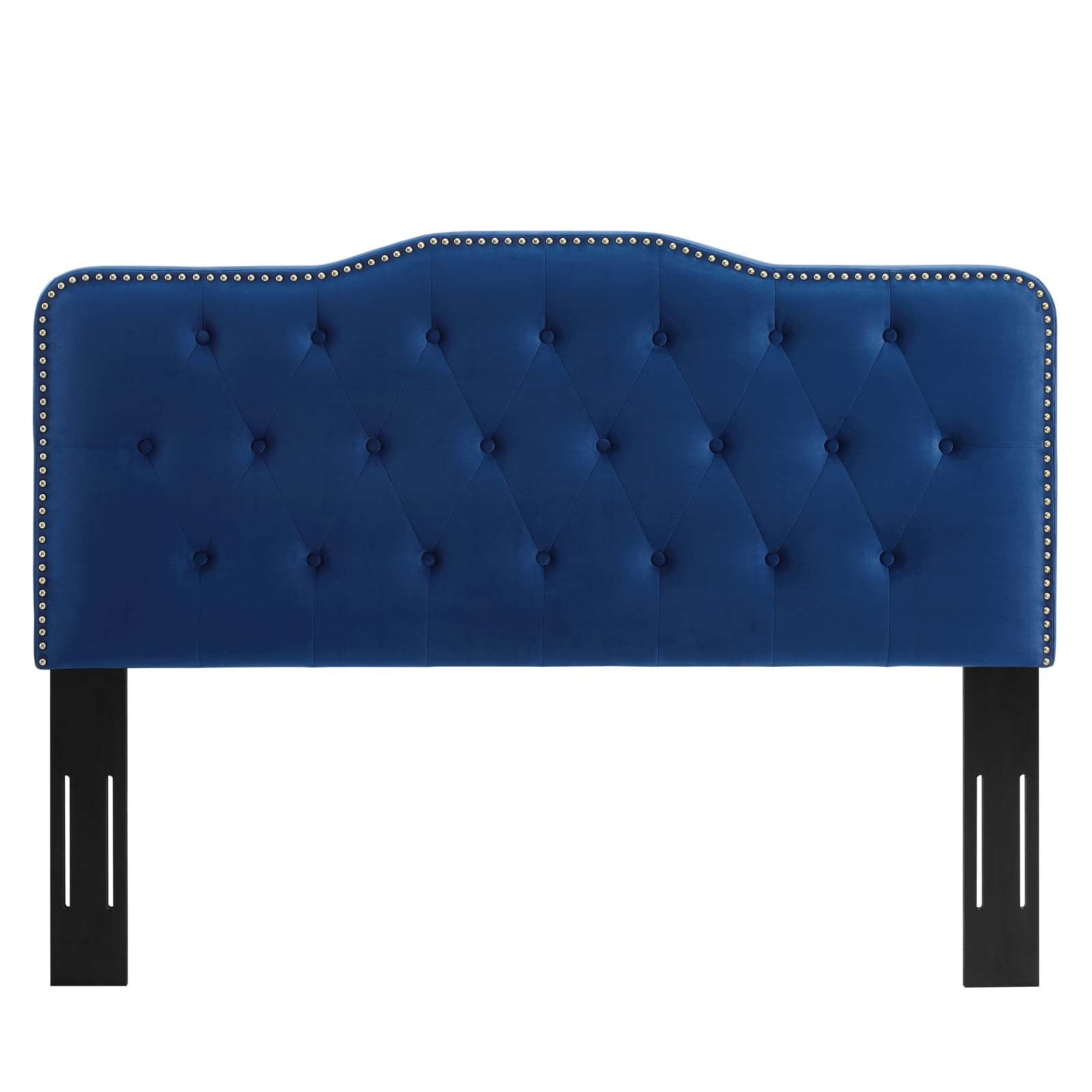 Modway Headboards - Sophia Tufted Performance Velvet King/California King Headboard Navy