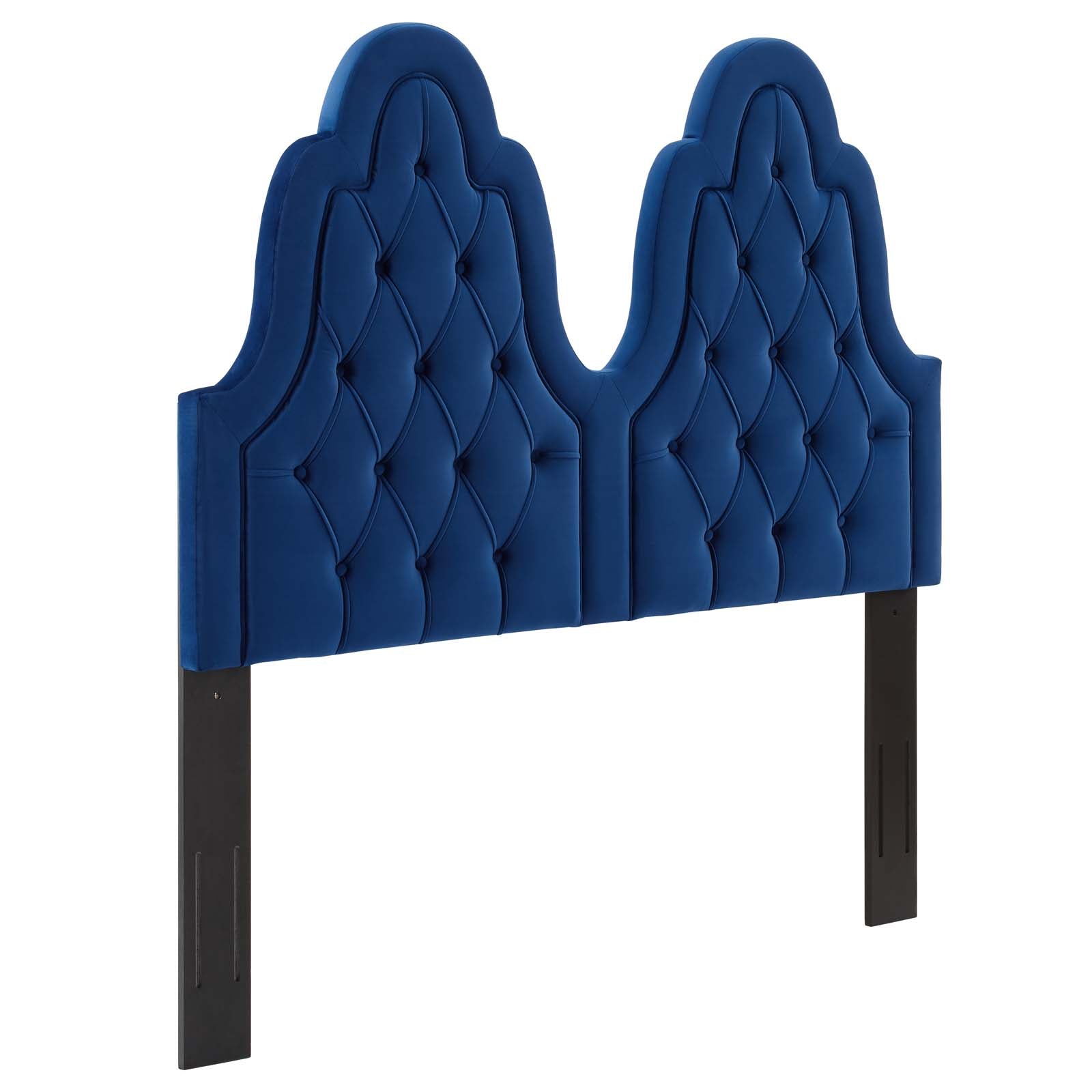 Modway Headboards - Augustine Tufted Performance Velvet King/California King Headboard Navy