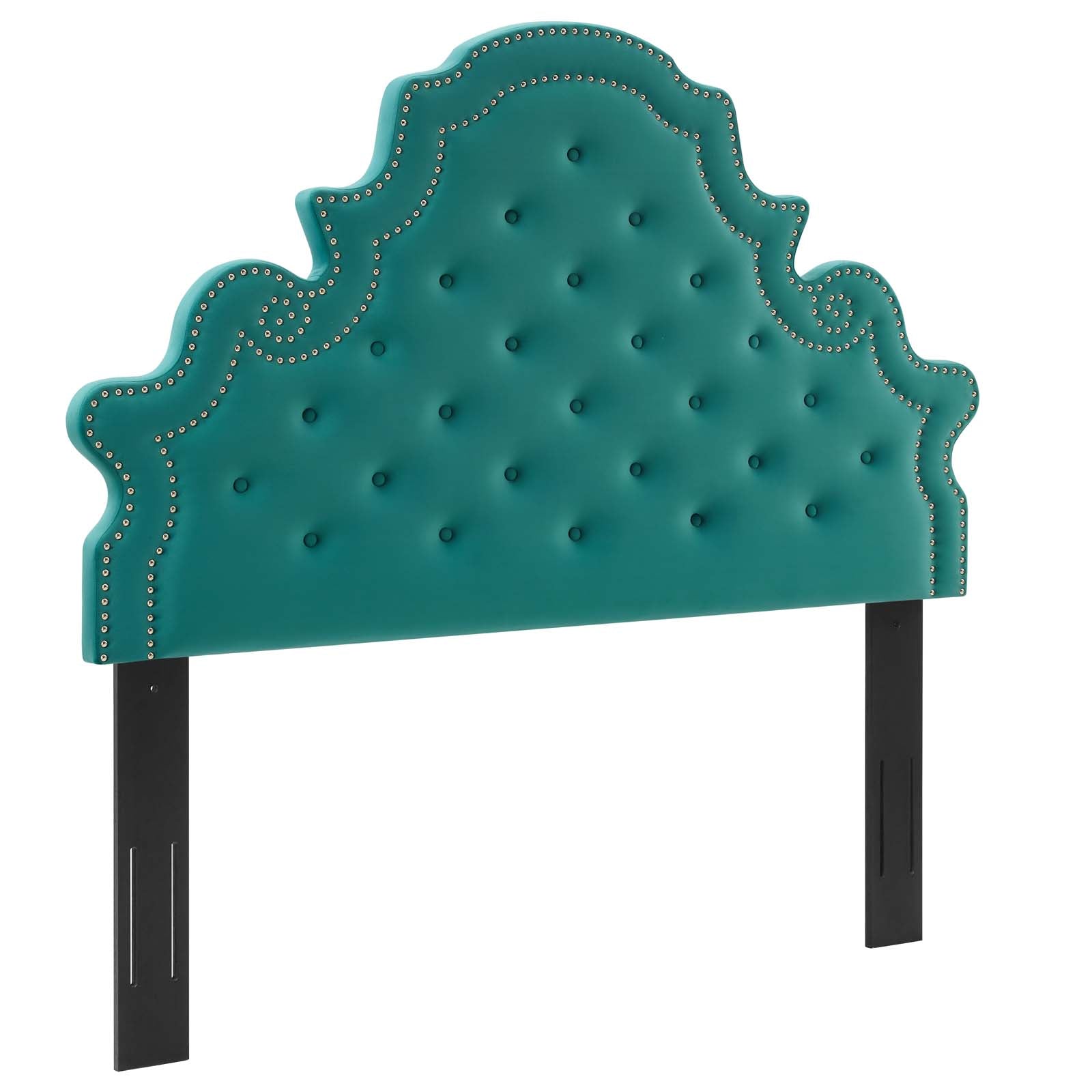 Modway Headboards - Diana Tufted Performance Velvet Twin Headboard Teal