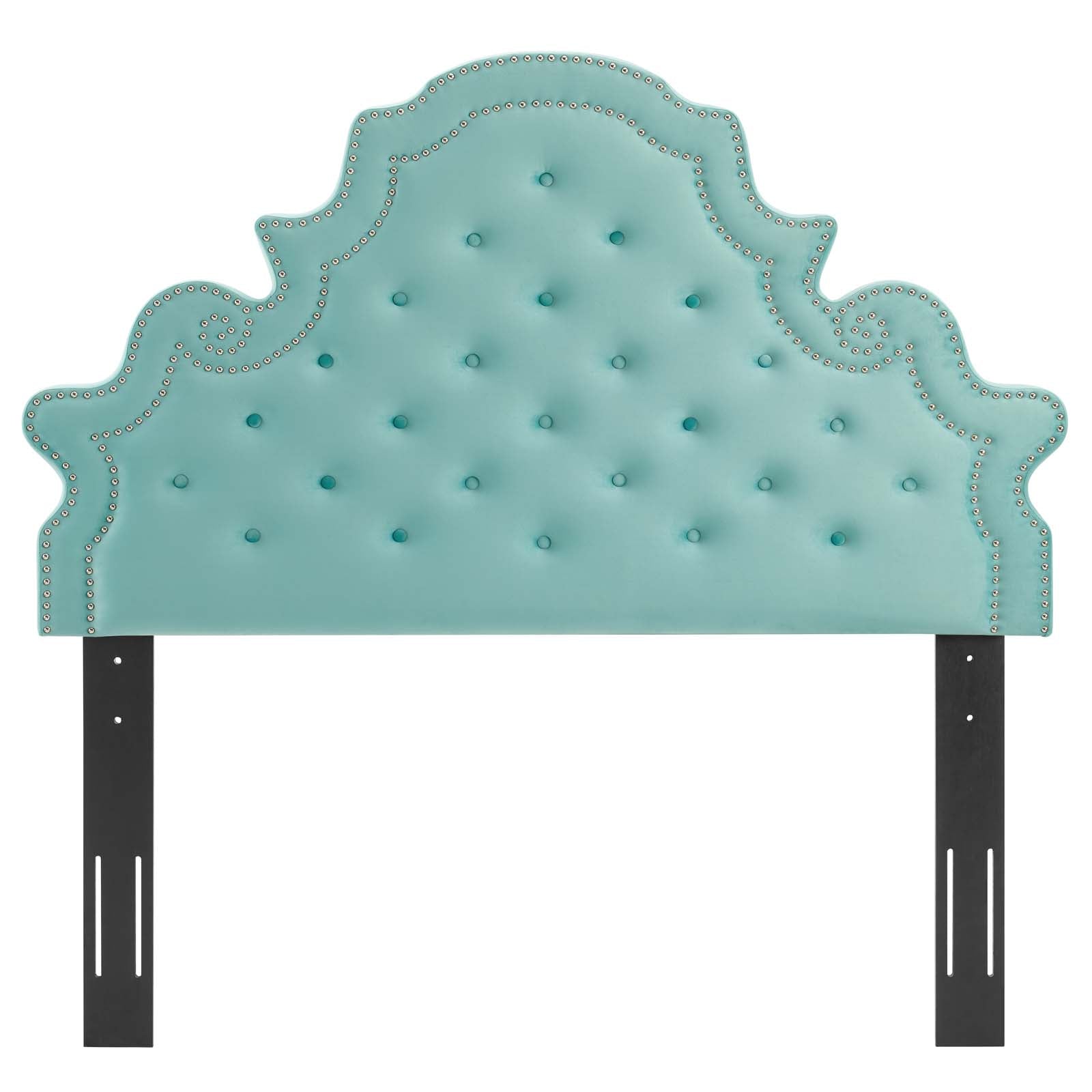 Modway Headboards - Diana Tufted Performance Velvet Full/Queen Headboard Mint