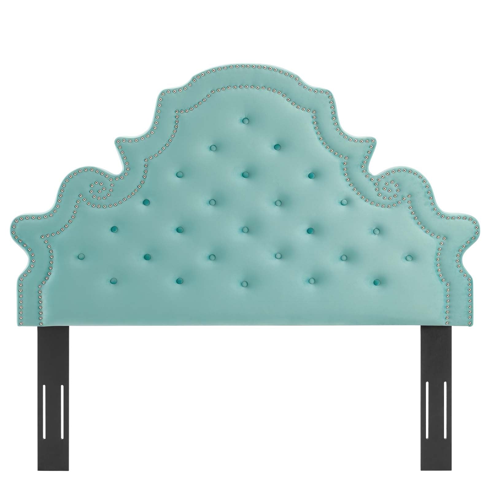 Modway Headboards - Diana Tufted Performance Velvet Full/Queen Headboard Mint