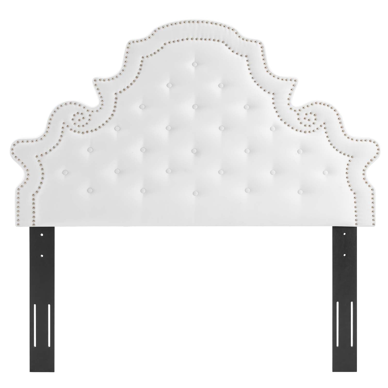 Modway Headboards - Diana Tufted Performance Velvet Full/Queen Headboard White